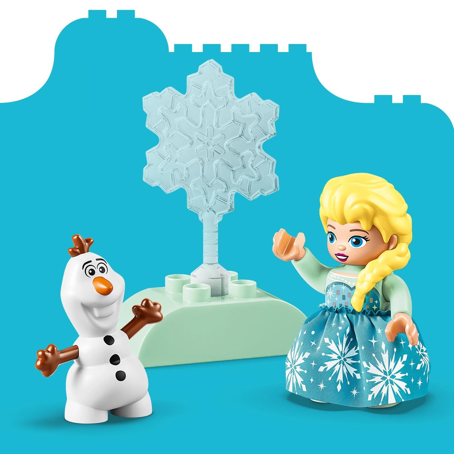 LEGO DUPLO Disney Frozen Creative Box 10462 with Elsa and Olaf | 37 Pieces | Ages 2+
