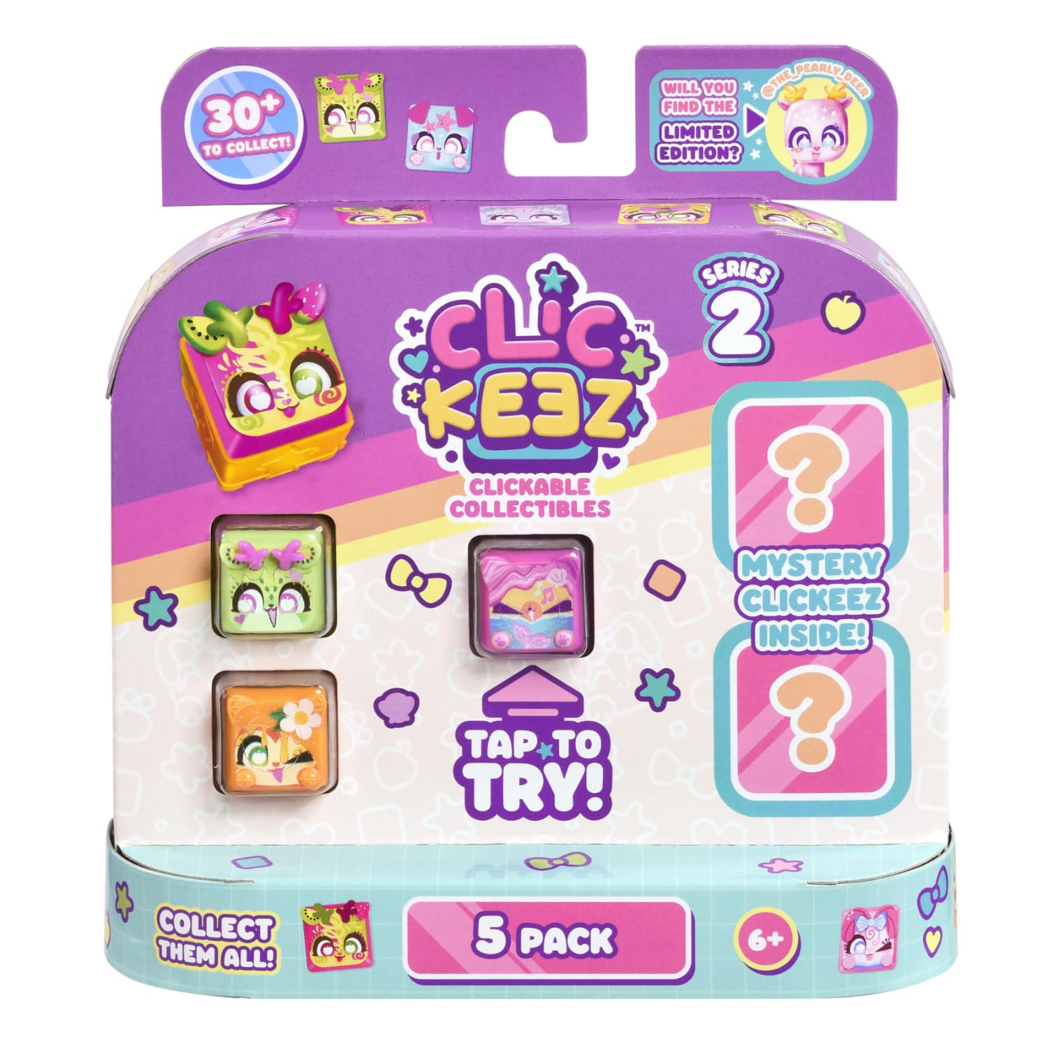Clickeez Clickeez Multipack - Series 2 | 5 Clickable Keyboard Collectibles