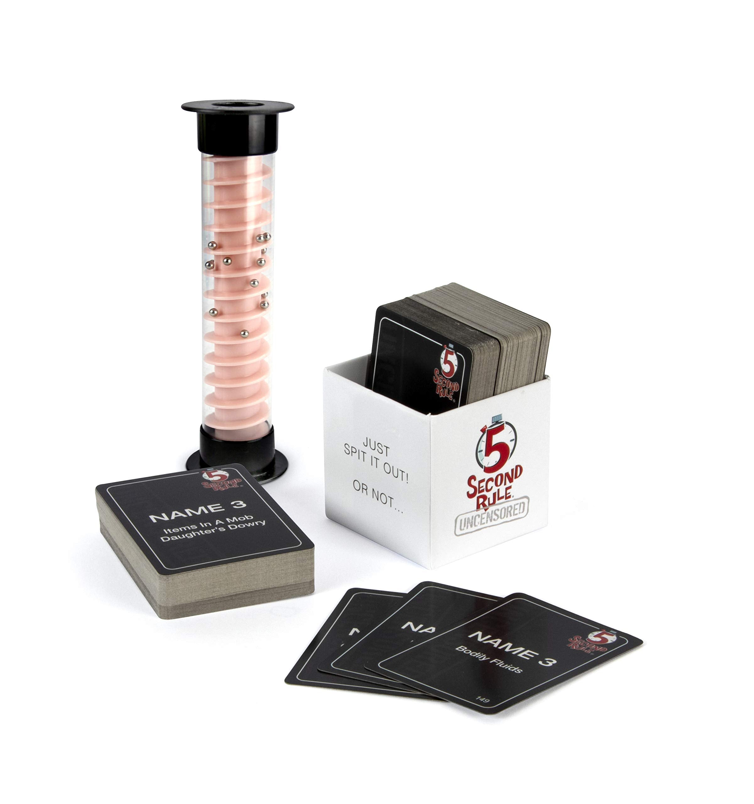 PlayMonster 5 Second Rule Uncensored Card Game - Adult Party Fun | Ages 17+ | 3+ Players