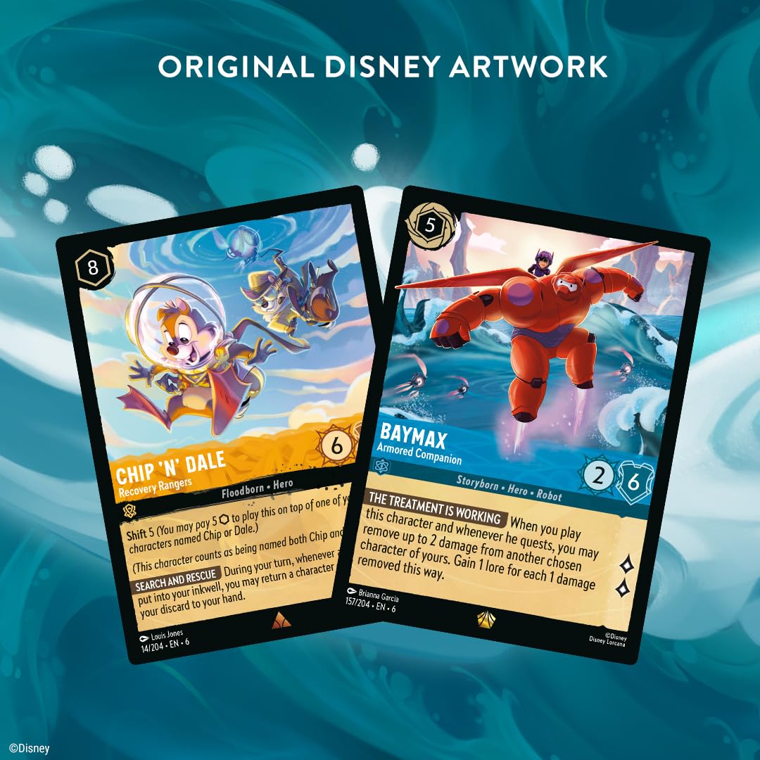 Ravensburger Disney Lorcana Trading Card Game - Azurite Sea Starter Deck 3