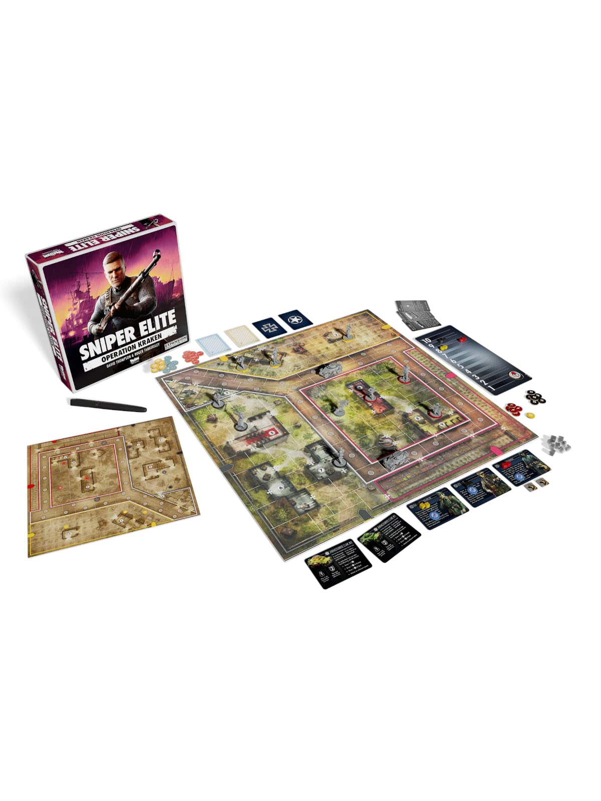 Rebellion Unplugged Sniper Elite: Operation Kraken Board Game Expansion | 14+ Age Range | English 3