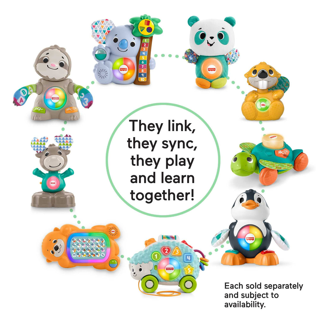 Fisher-Price Linkimals Cool Beats Penguin Musical Toy - Educational Light-Up Penguin for Toddlers 6M+
