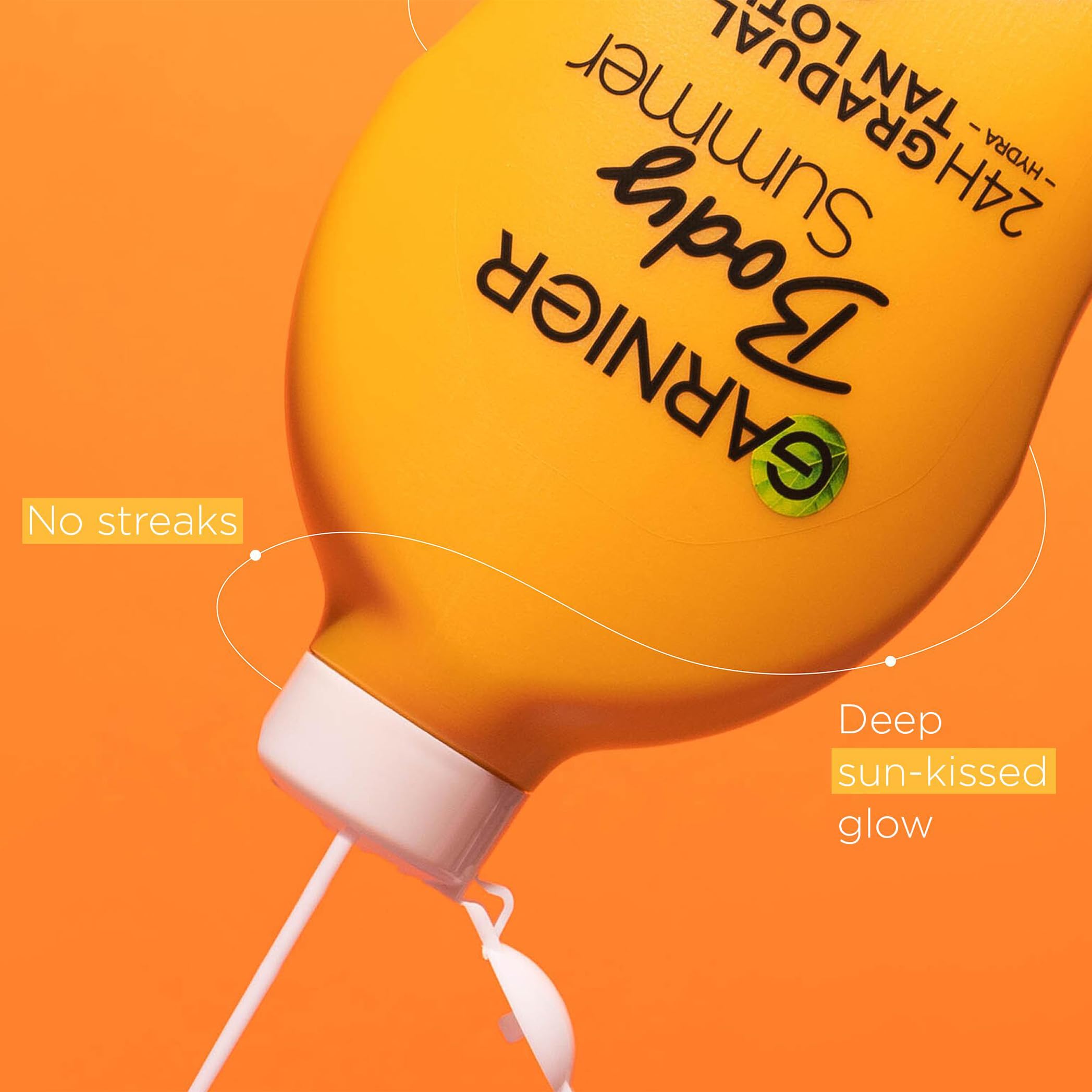 Garnier Summer Body Gradual Tan Moisturising Lotion - 24HR Hydration | Apricot Scent | 400ml 4