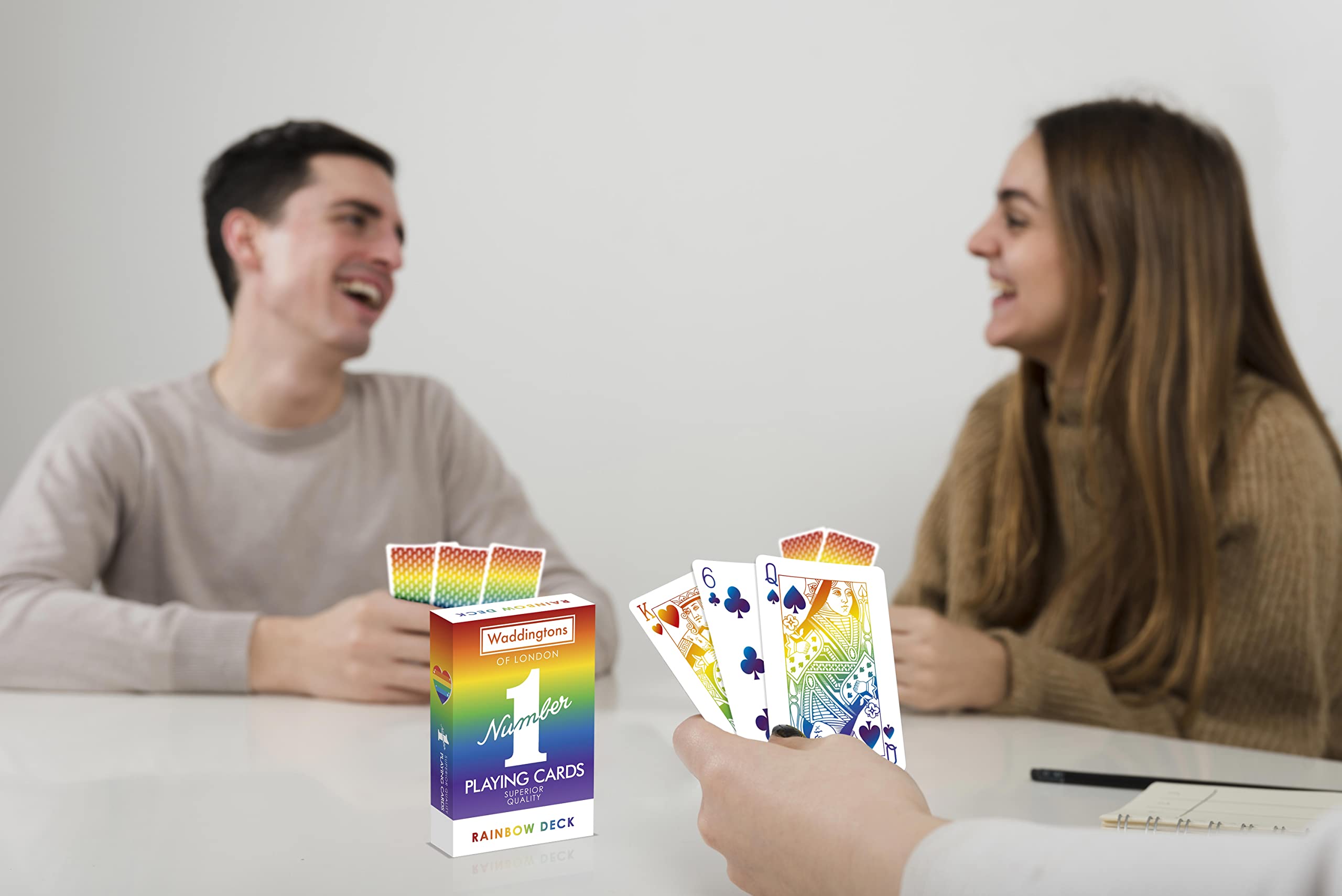 Waddingtons Number 1 Rainbow Playing Cards - 54 Cards, Unisex Children, Ages 6+ 5