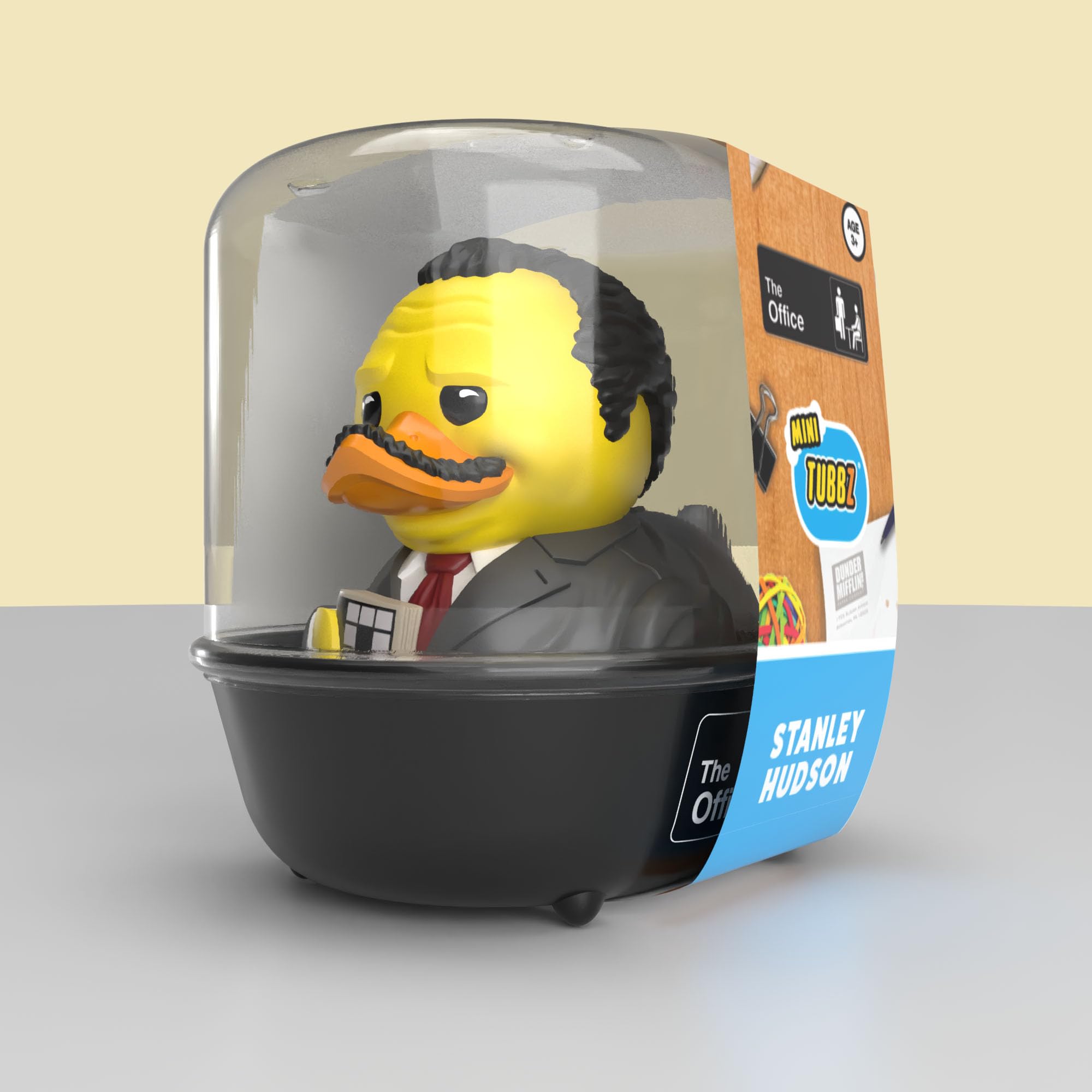 TUBBZ The Office Stanley Hudson Cosplaying Rubber Duck Mini Figure | 5 cm | Polyvinyl Chloride