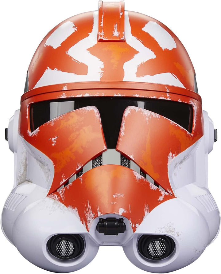 Star Wars The Black Series 332nd Ahsoka’s Clone Trooper Premium Electronic Helmet – Full-Scale Roleplay Helmet with Voice Distortion Technology