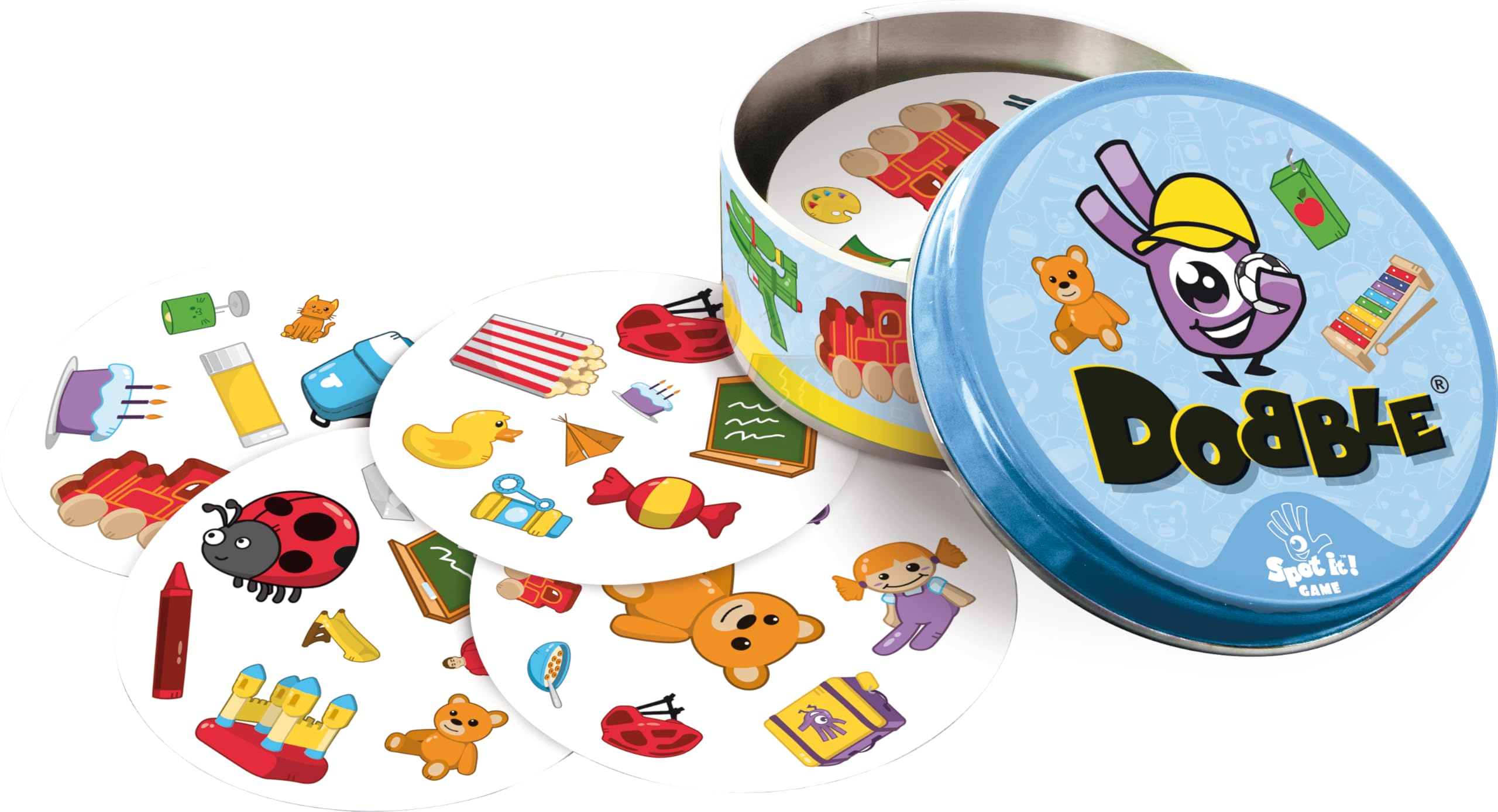 Asmodee Dobble Kids Card Game | Ages 4+ | 2-8 Players | 15 Min Playtime