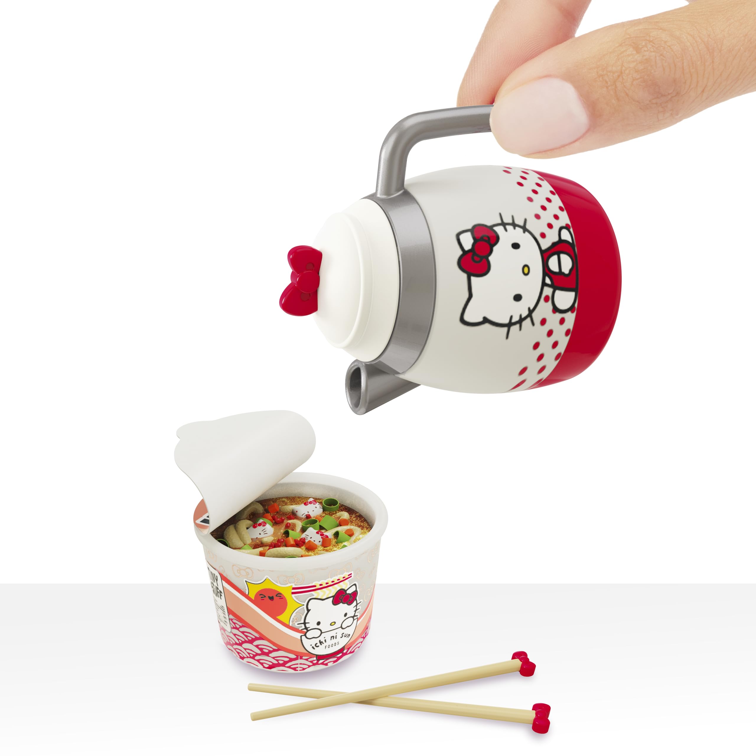 MGA's Miniverse Make It Mini Food Hello Kitty Collectibles - DIY Craft Resin Play Set, 8+