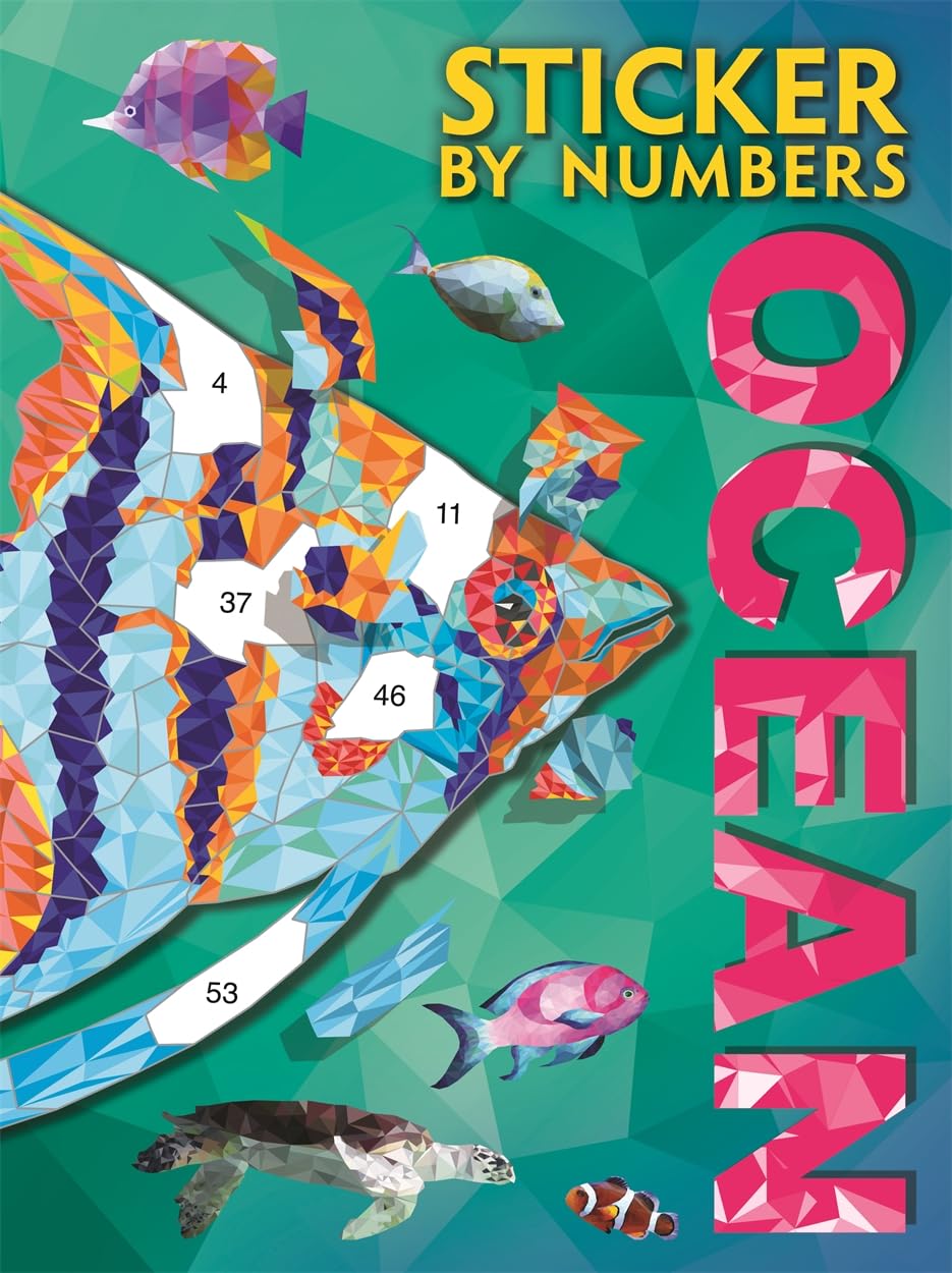 SparkPool Sticker By Numbers: Ocean Activity Book for Adults | Paperback | English 1