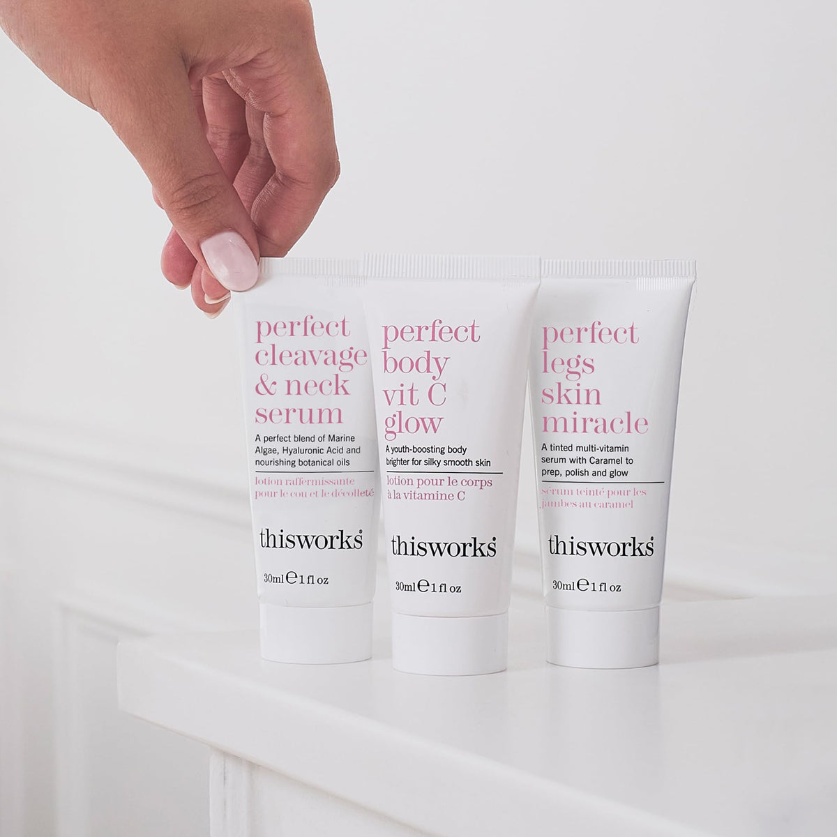 THISWORKS Glow on the Go Set - 3 x 30 ml Neck & Body Care