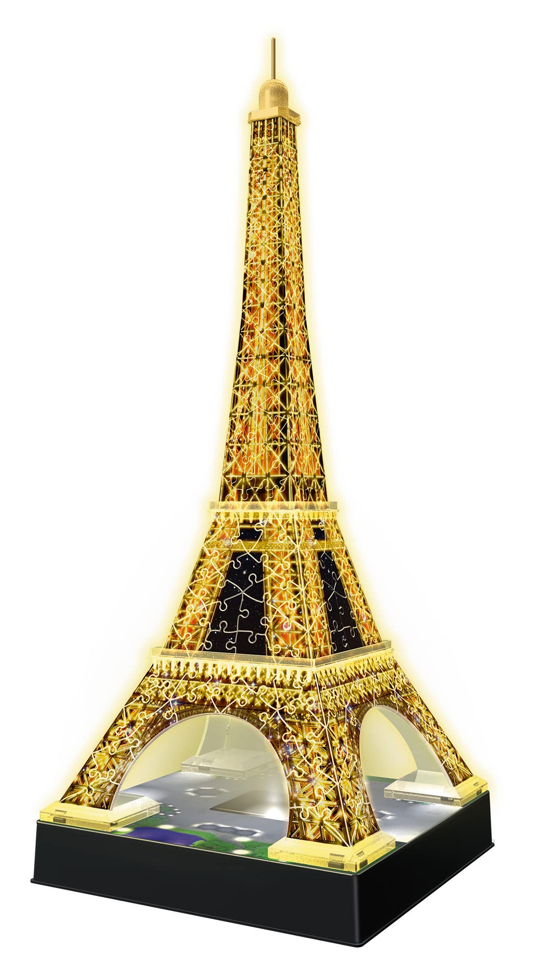 Ravensburger Eiffel Tower 3D Puzzle - Night Edition with LED Lighting, 216 Pieces 18