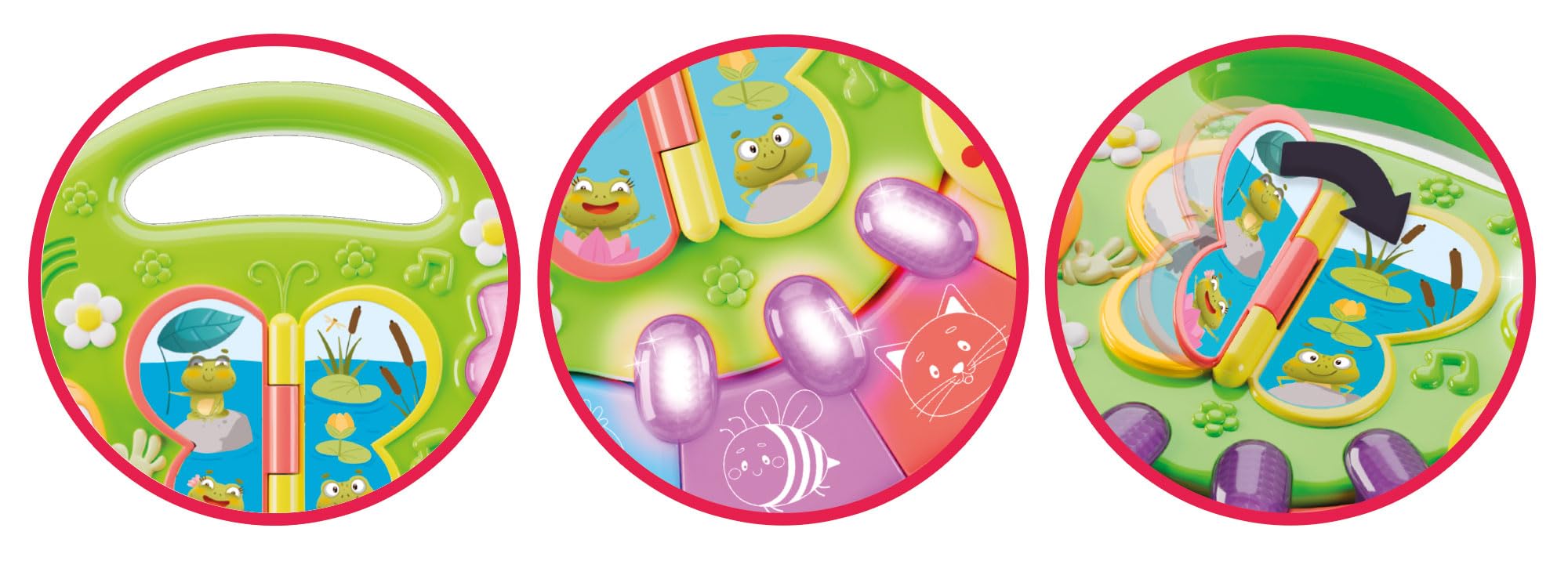 Lisciani Carotina Baby - Musical Interactive Animal Trainer Table for 6+ Months 7