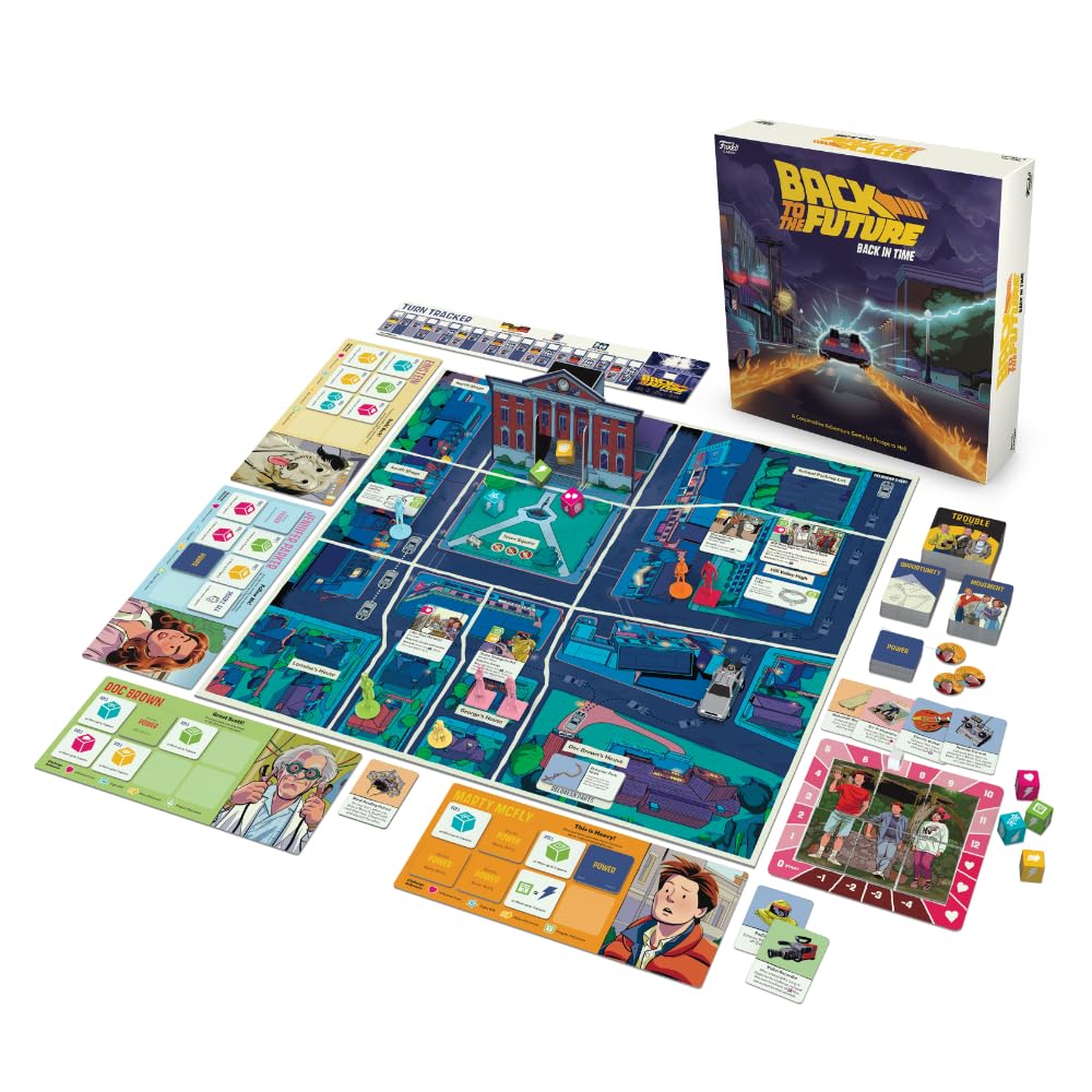 Funko Games Back to the Future Board Game - 4 Players, Ages 10+