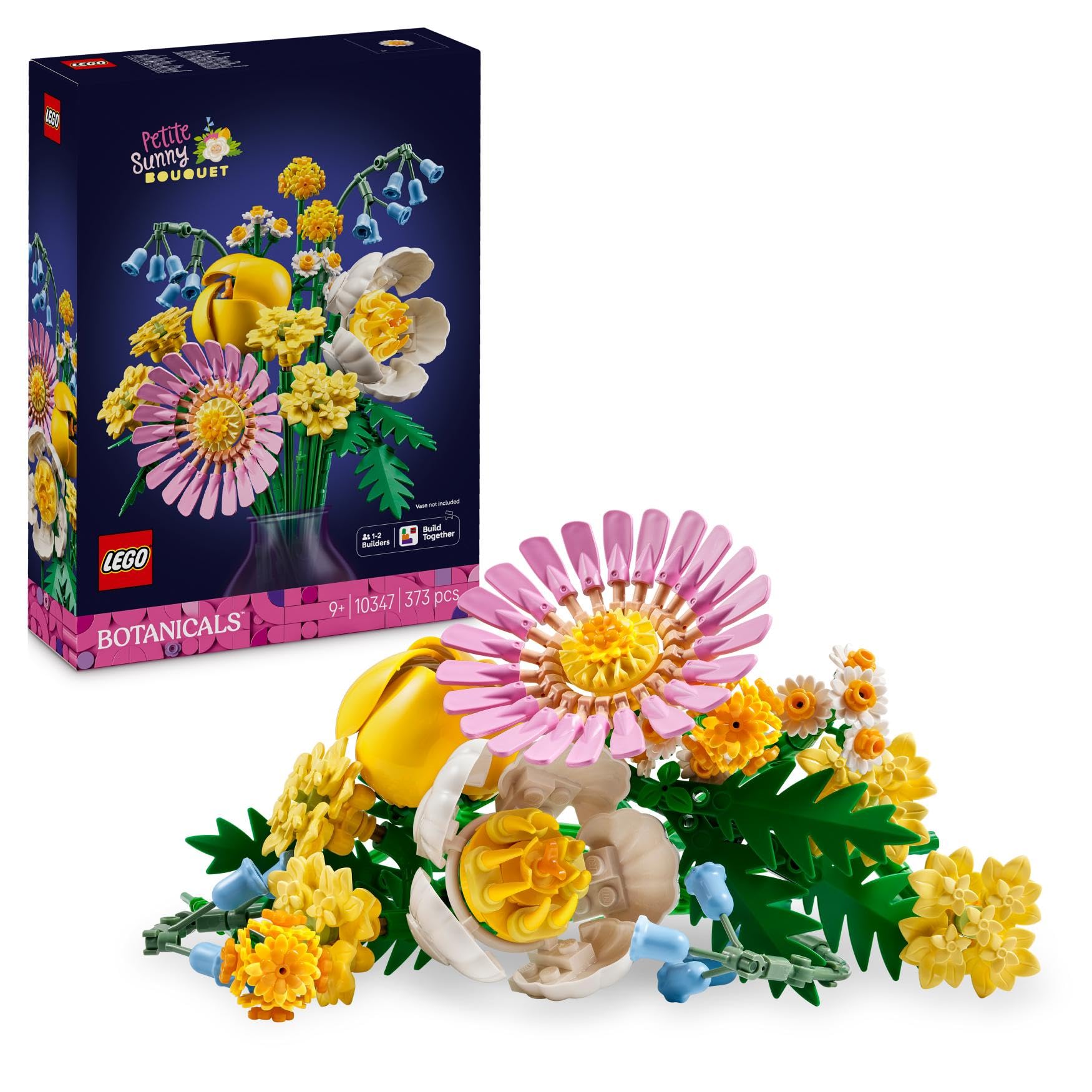 LEGO Botanicals Petite Sunny Bouquet 10347 Building Set | 9+ Years | Multicolor Plastic 1
