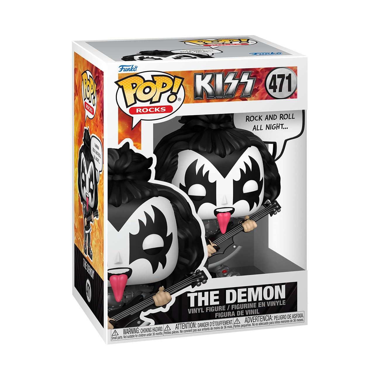 Funko Pop! Sayings: The Demon - (R&R All Night) - KISS Vinyl Figure