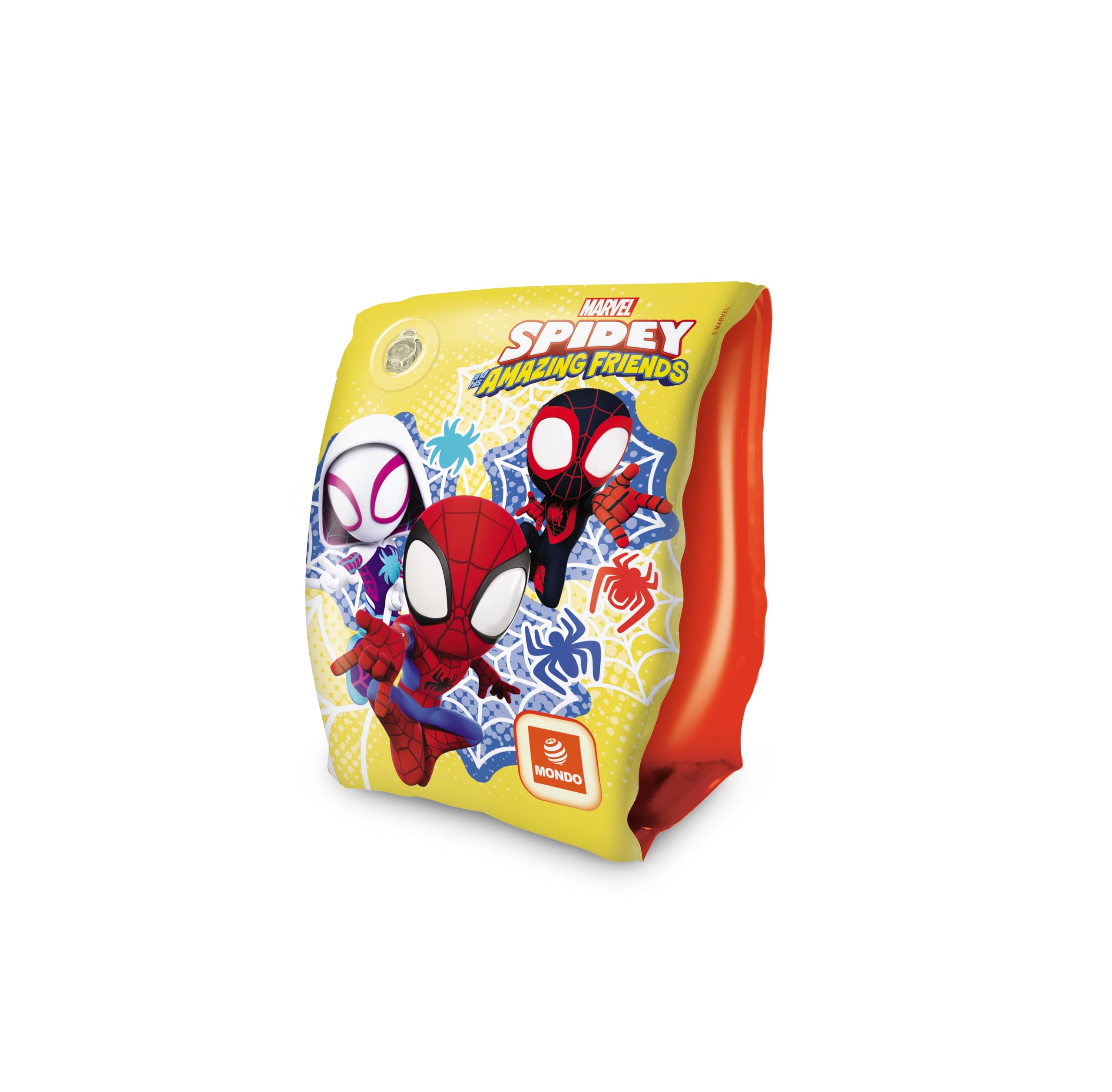Mondo Spidey and Friends Inflatable Armbands | Dual Air Chambers | Ages 3+ | Multicoloured