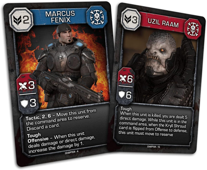 Steamforged Games Gears of War The Card Game: Core Game - 2 Players, 30-60 Minut