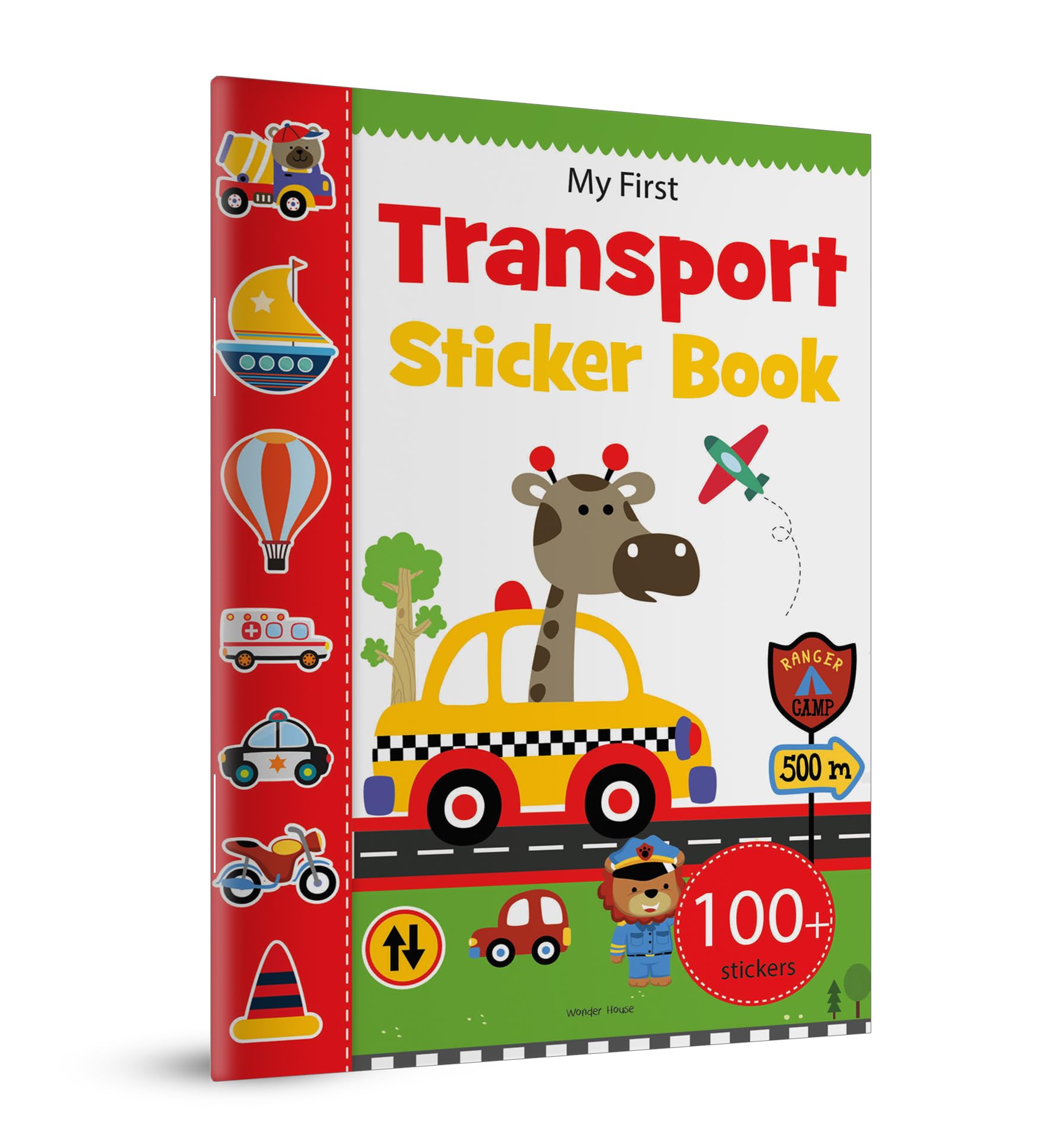Wonder House Books My First Transport Sticker Book - 100+ Stickers | Baby - 3 Years | English