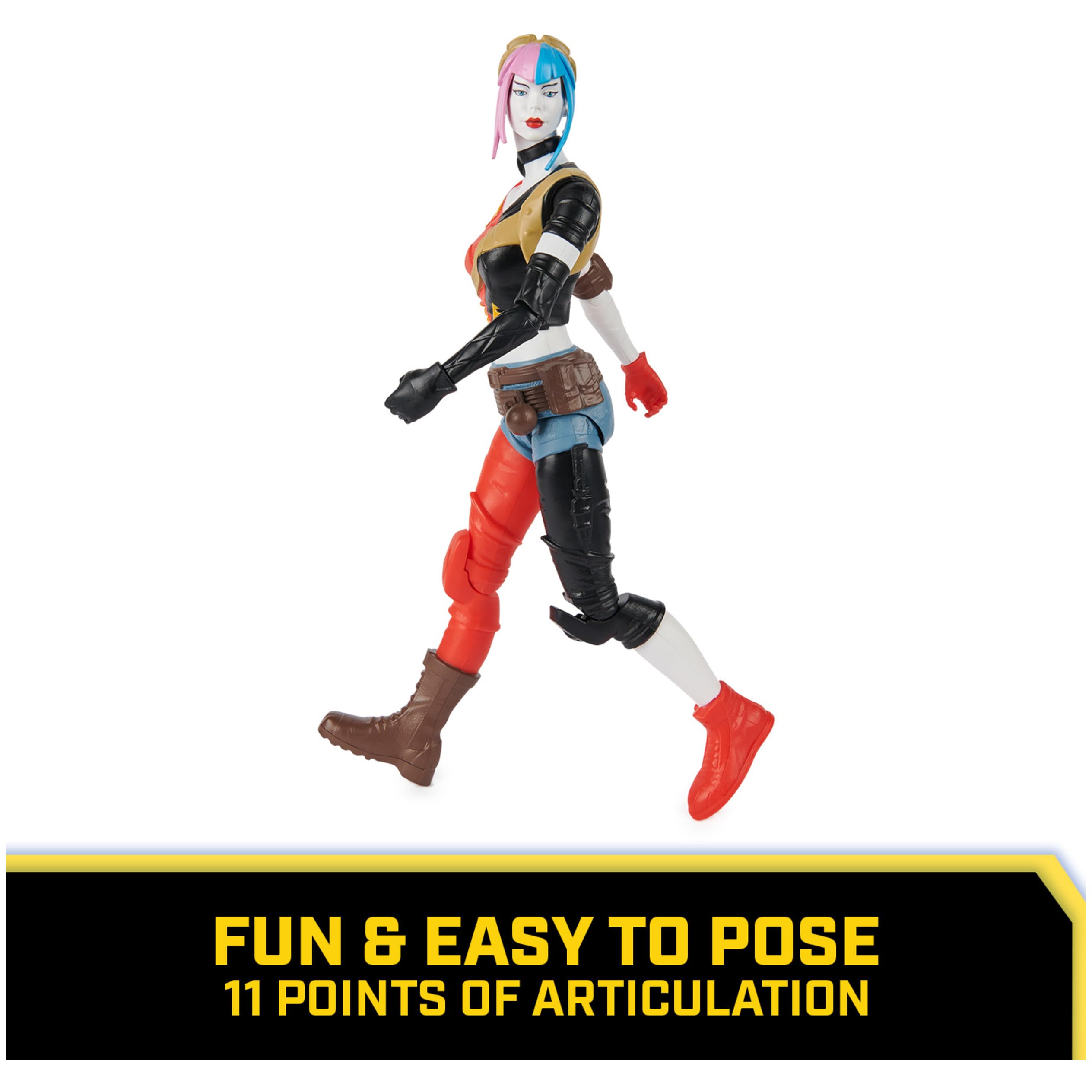DC Comics 12-inch Harley Quinn Action Figure - Highly Detailed Collectible with 11 Points of Articulation 8