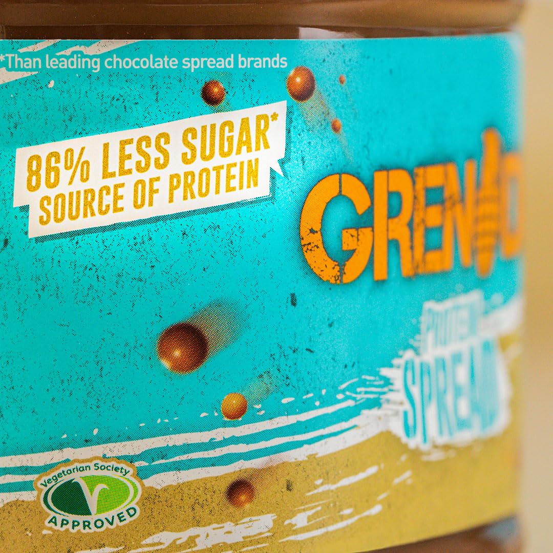 Grenade Chocolate Chip Salted Caramel Protein Spread - 20% Protein | Low Sugar | 360g Jar 2