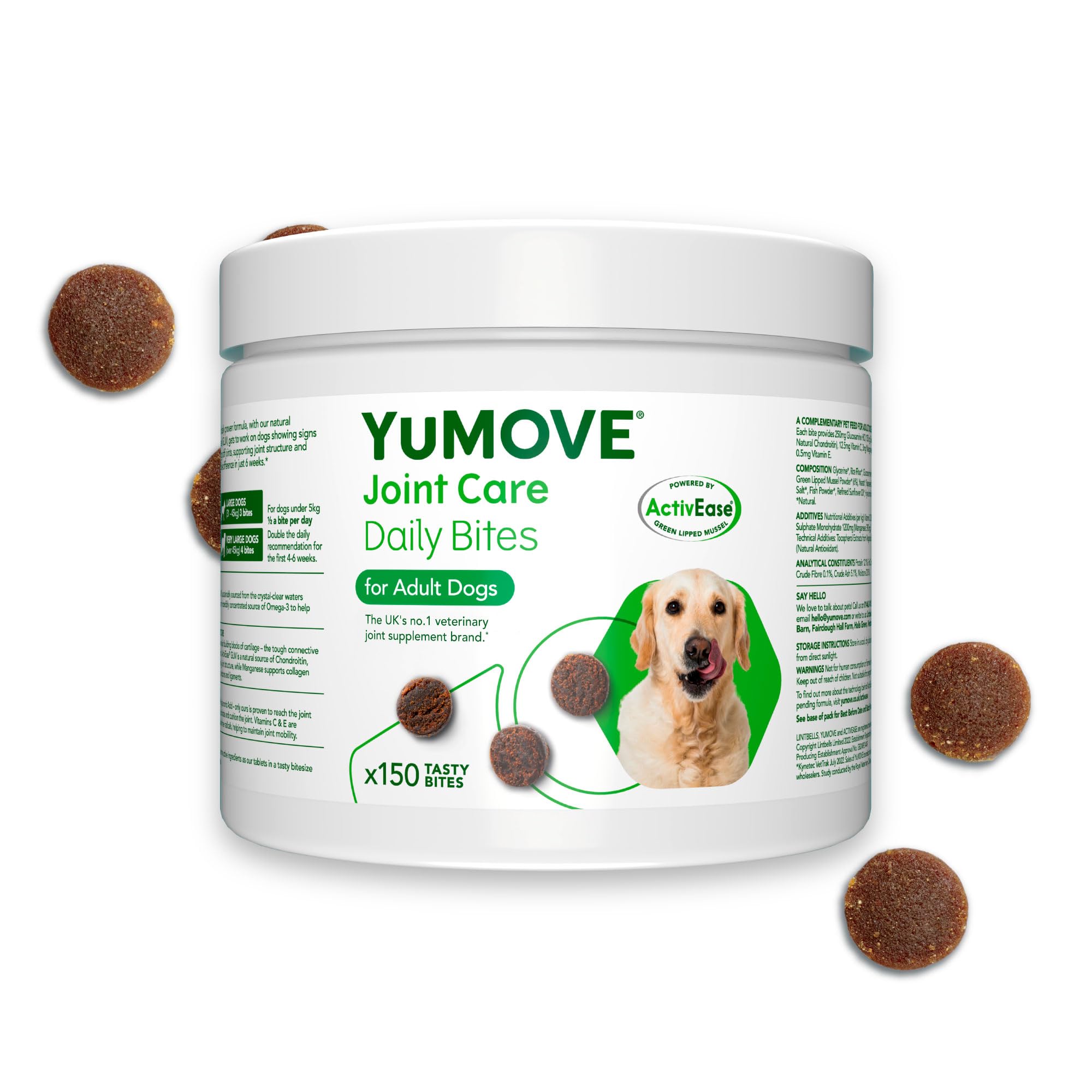 YuMOVE Joint Supplement for Dogs - Daily Bites for Joint Care | 150 Chews 1
