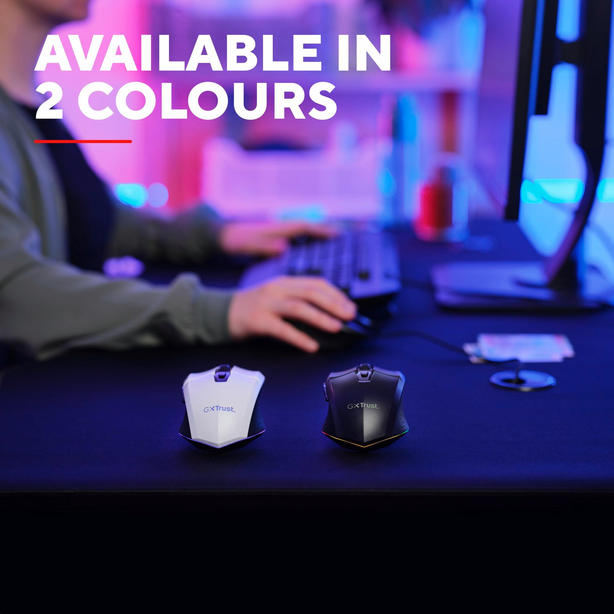 Trust GXT 110W Felox Rechargeable Wireless Gaming Mouse – 80h Battery, 800-4800 DPI, RGB Lighting, 6 Buttons, White 18