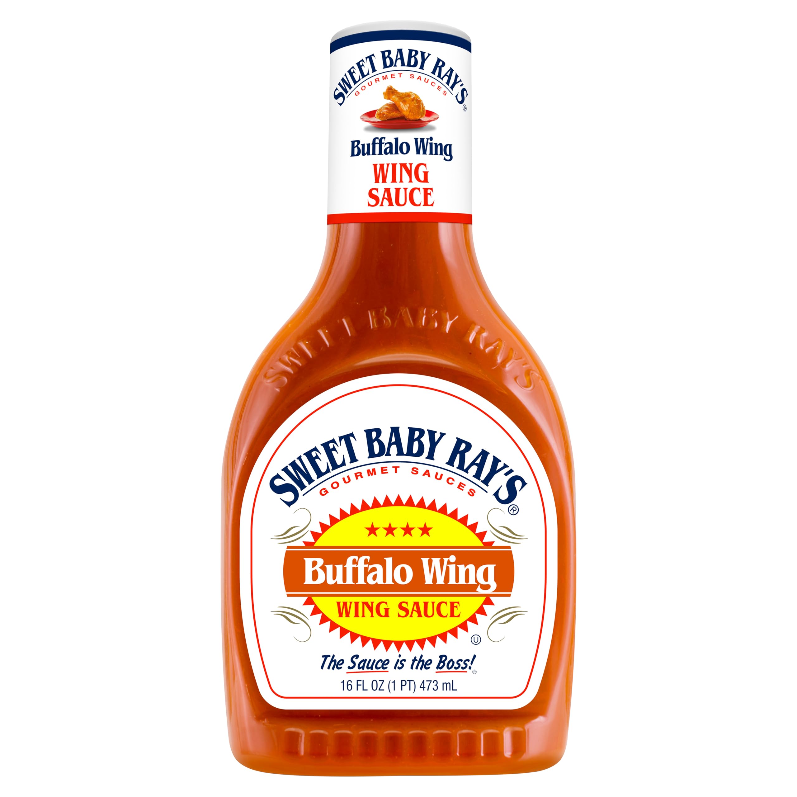 Sweet Baby Ray's Buffalo Wing Sauce - Bold & Spicy Flavor | 489g Gluten Free Bottle 1