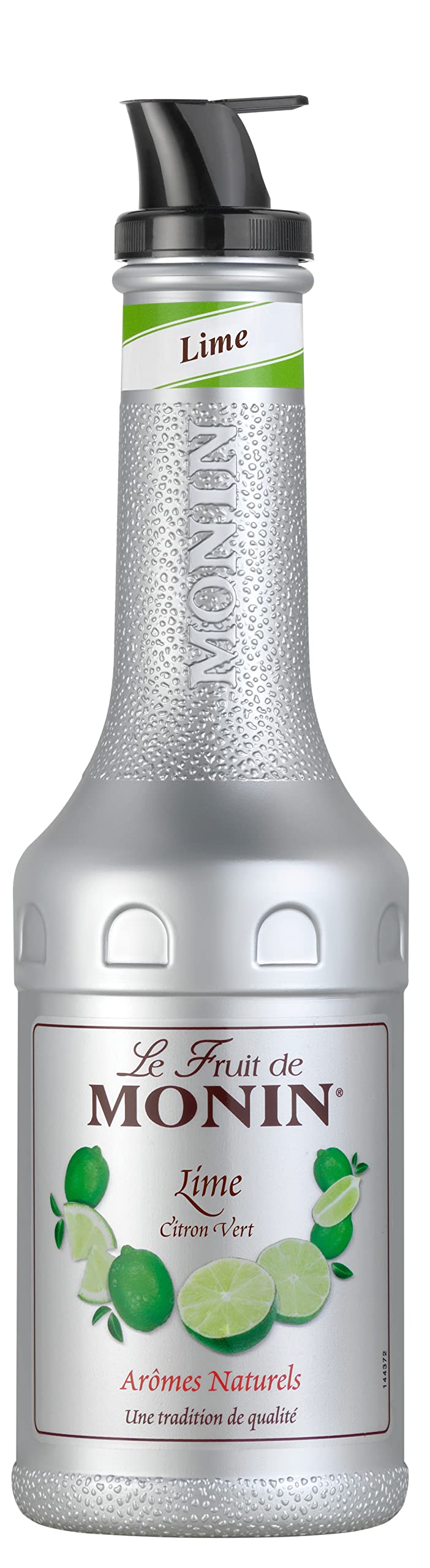 MONIN Limetten-Fruchtmix-Püree 1 Liter – Veganer, allergenfreier Cocktail- & Mocktail-Sirup mit natürlichen Aromen