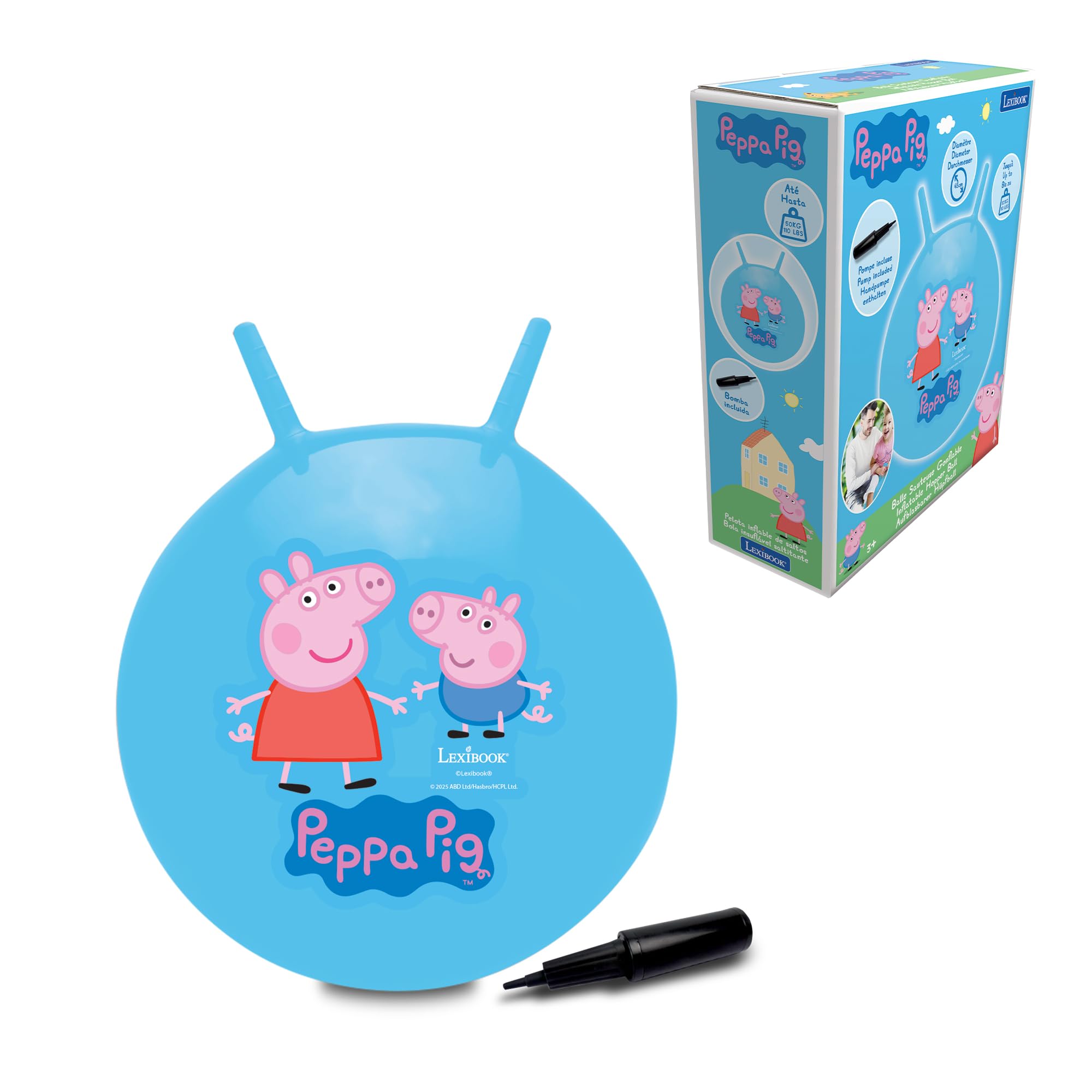 Peppa Pig Inflatable Hopper Ball - Fun Bouncing Toy for Kids 3 Years and Up