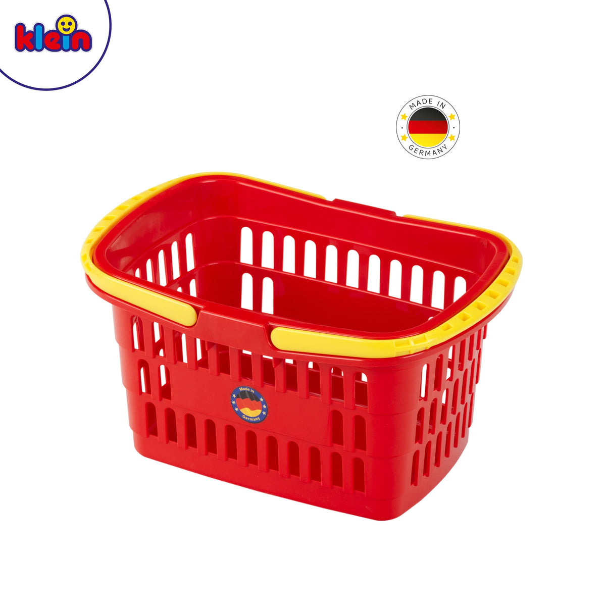 Theo Klein Shopping Basket - Plastic Pretend Play Toy - 26.5 x 17.5 x 14 cm