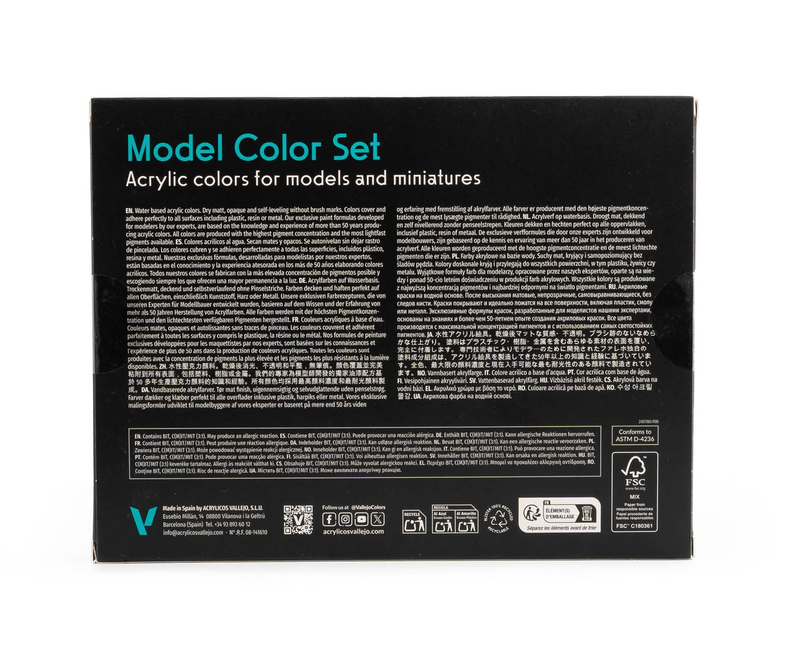 Vallejo AV Model Color Set - Wargames Special (16)
