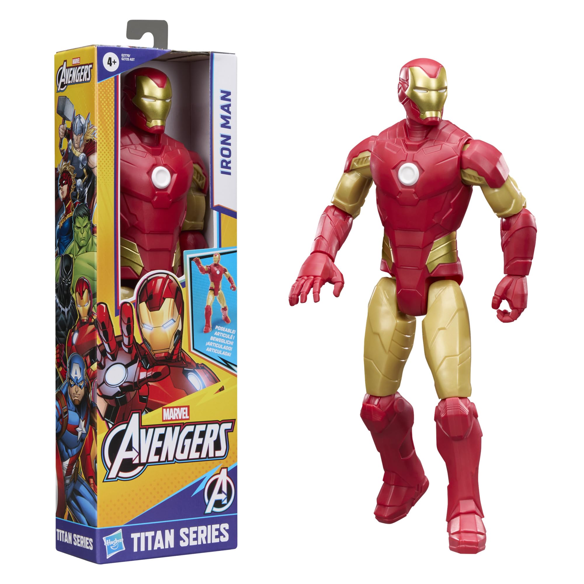 AVENGERS Iron Man Action Figure - 11.5 Inch Large Scale, 11 Points of Articulation 5