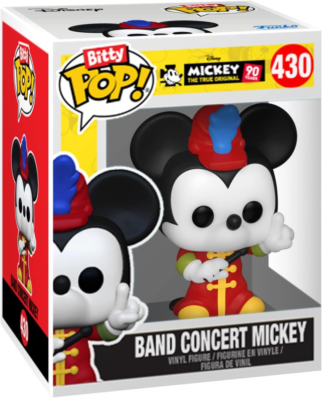 Funko Bitty POP! Disney - Minnie Mouse (Red Dress), Daisy Duck, Donald Duck & Mystery Figure Vinyl Set 30