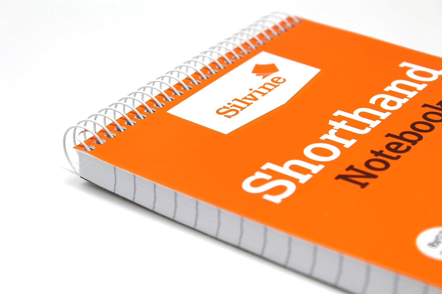 Silvine 8x5" Reporter's Spiral Shorthand Notebook with 300 Pages (Pack of 5) 3