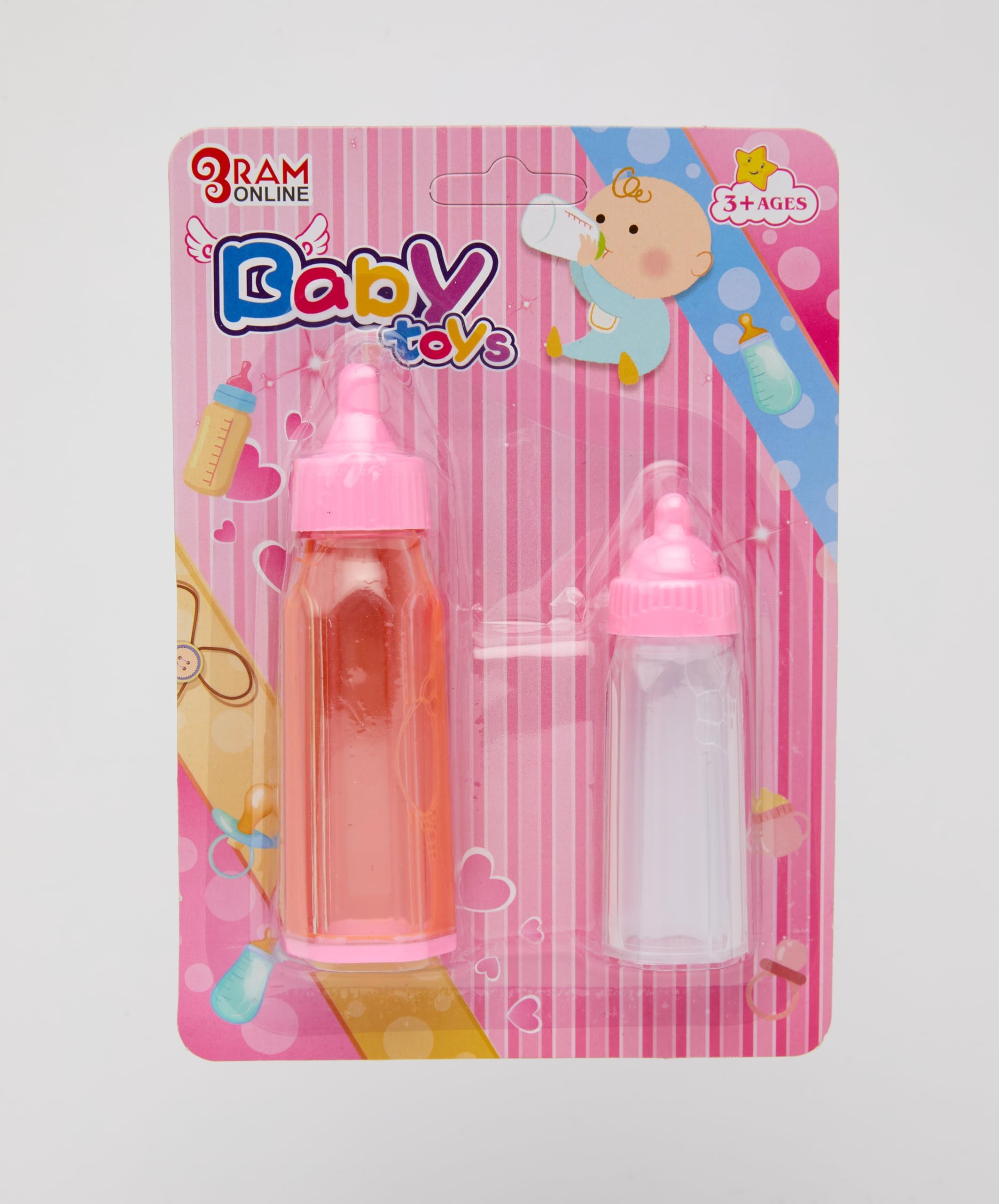 RAM Magic Feeding Bottles Set - Pretend Play Doll Accessories for Imaginative Role Play, 3+ Years 1