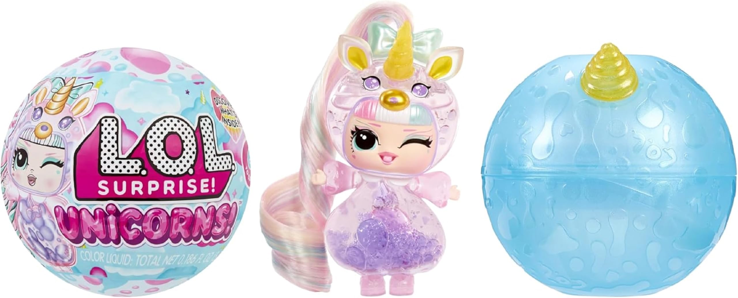 L.O.L. Surprise! Unicorn Tots Doll with Lava Lamp Experience | Multicolor | Ages 3+ 1