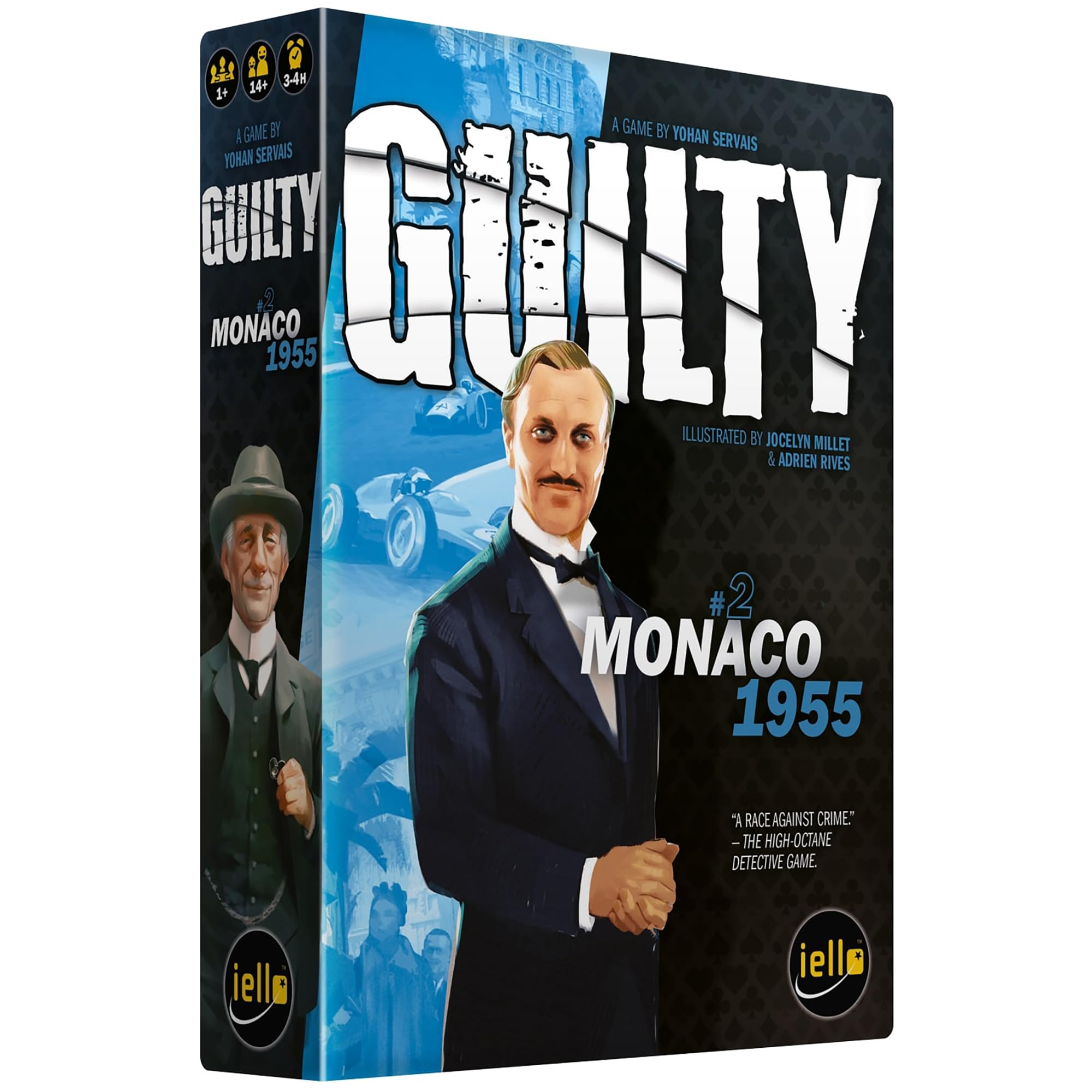 Iello Guilty: Monaco 1955 Cooperative Deduction Board Game 1