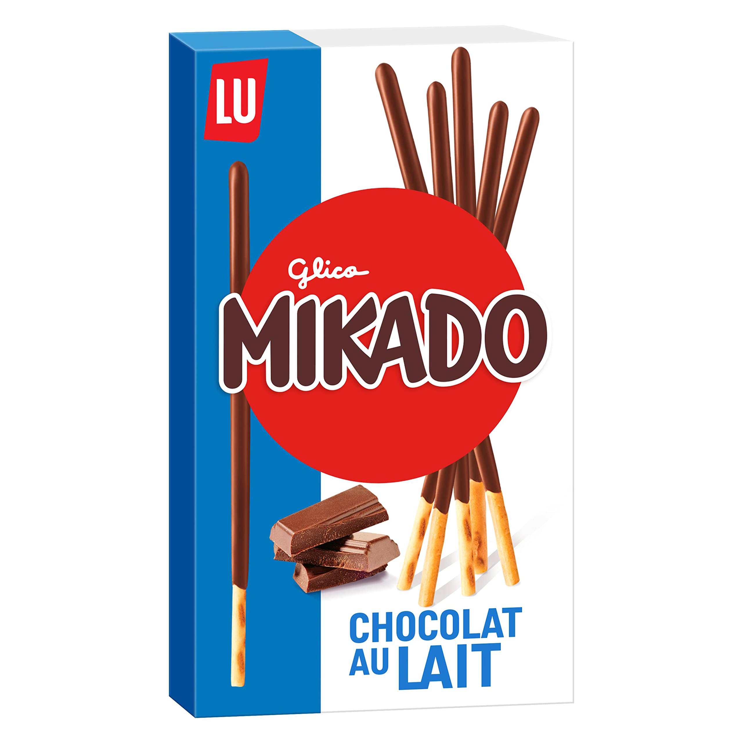 Mikado - LU Mikado Milk Chocolate Sticks, Classic French Biscuit Snacks Coated in Smooth Milk Chocolate 8
