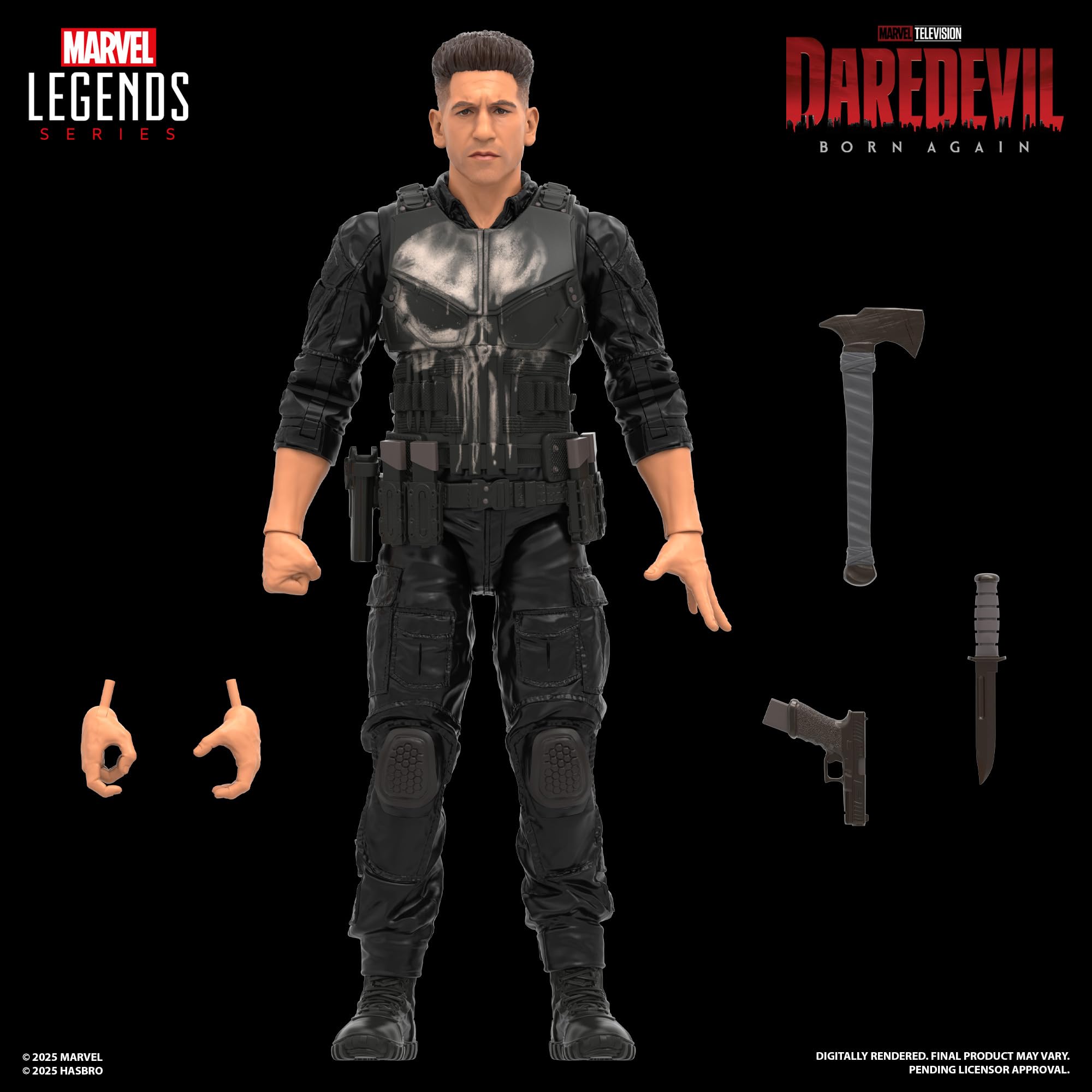 Marvel Legends Series Punisher Action Figure - Daredevil: Born Again | 6 Inch 4