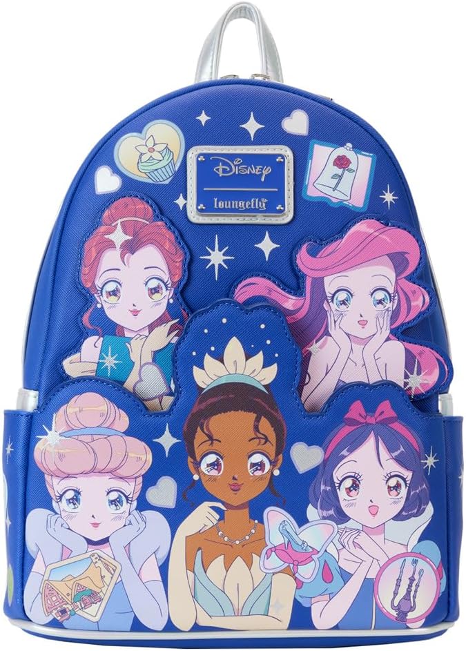 Loungefly Disney Princess Manga Style Mini Backpack (WDBK3603)