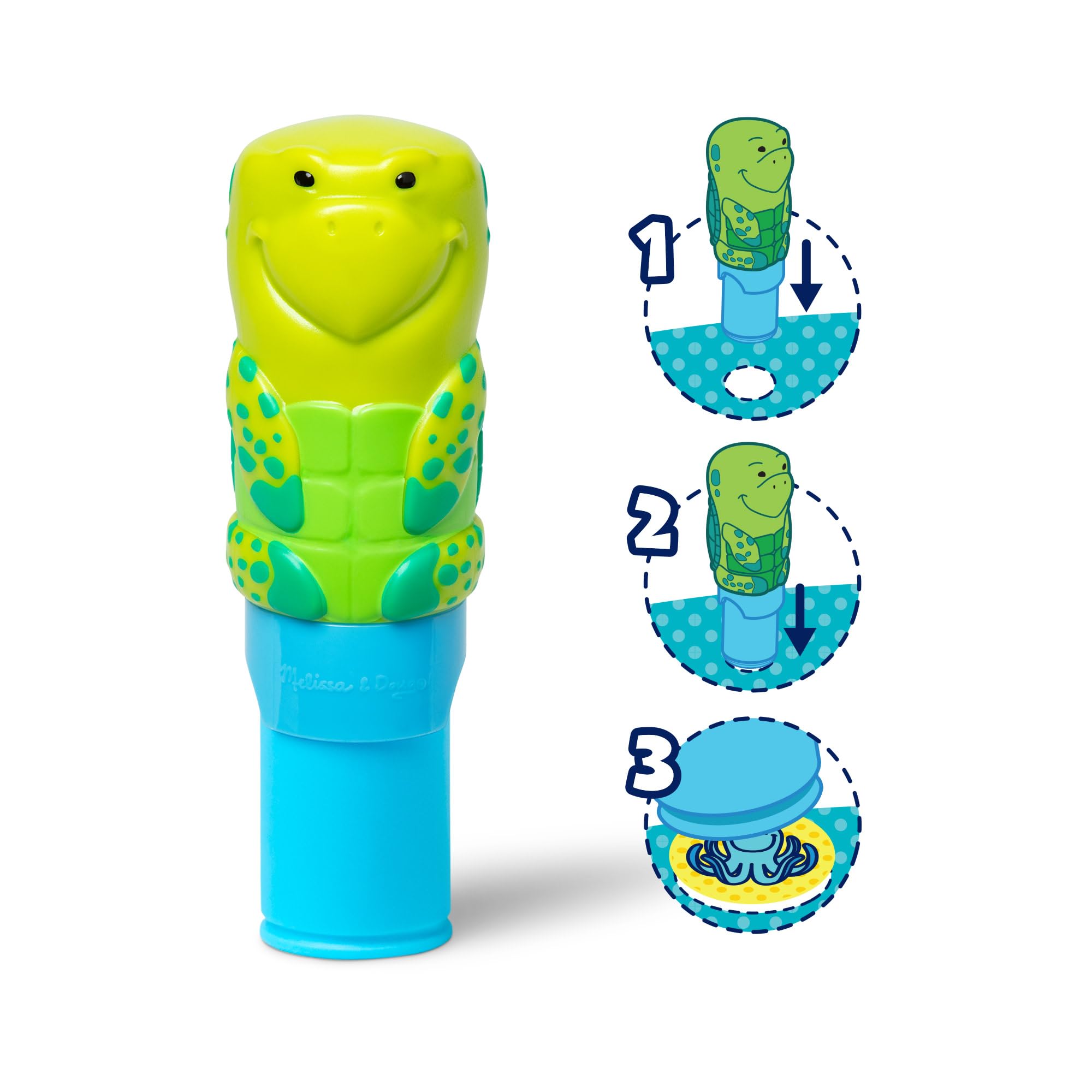 Melissa & Doug Sticker WOW! Sea Turtle Bundle with Kelp Stamper and 500 Stickers 3