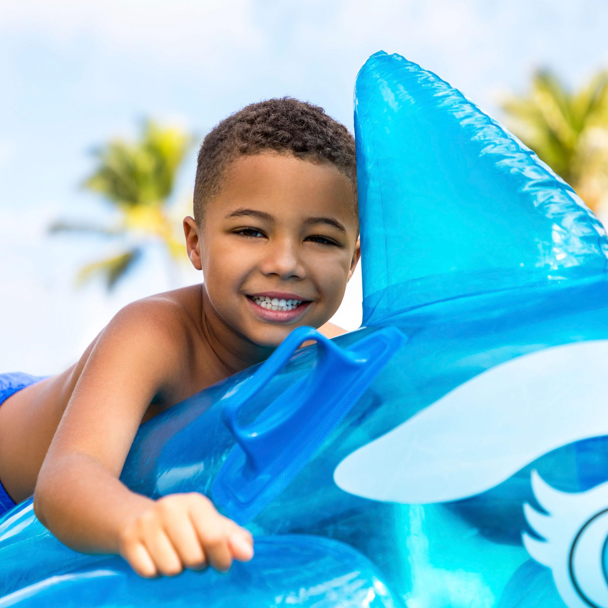 Intex Little Whale Ride-On - 60-Inch Inflatable Pool Toy for Kids 3+ 8