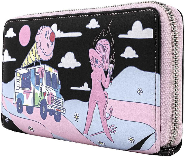 Loungefly Valfre Lucy Ice Cream Truck Zip Around Wallet (Model: Valfre Lucy Ice Cream Truck)