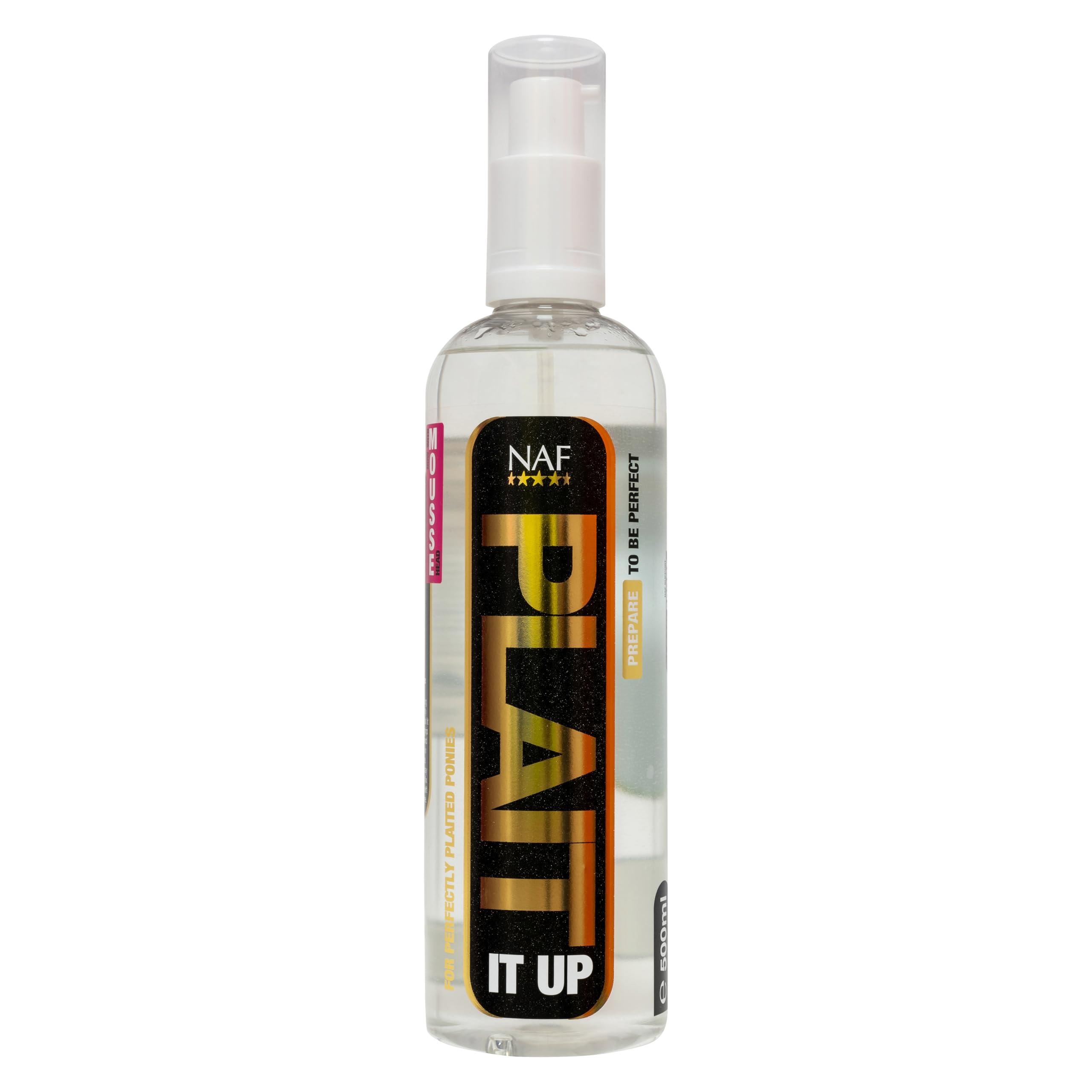 NAF Plait It Up Mane and Tail Plaiting Spray - 500ml | Non-Greasy Grip | Quick-Drying Hold 1