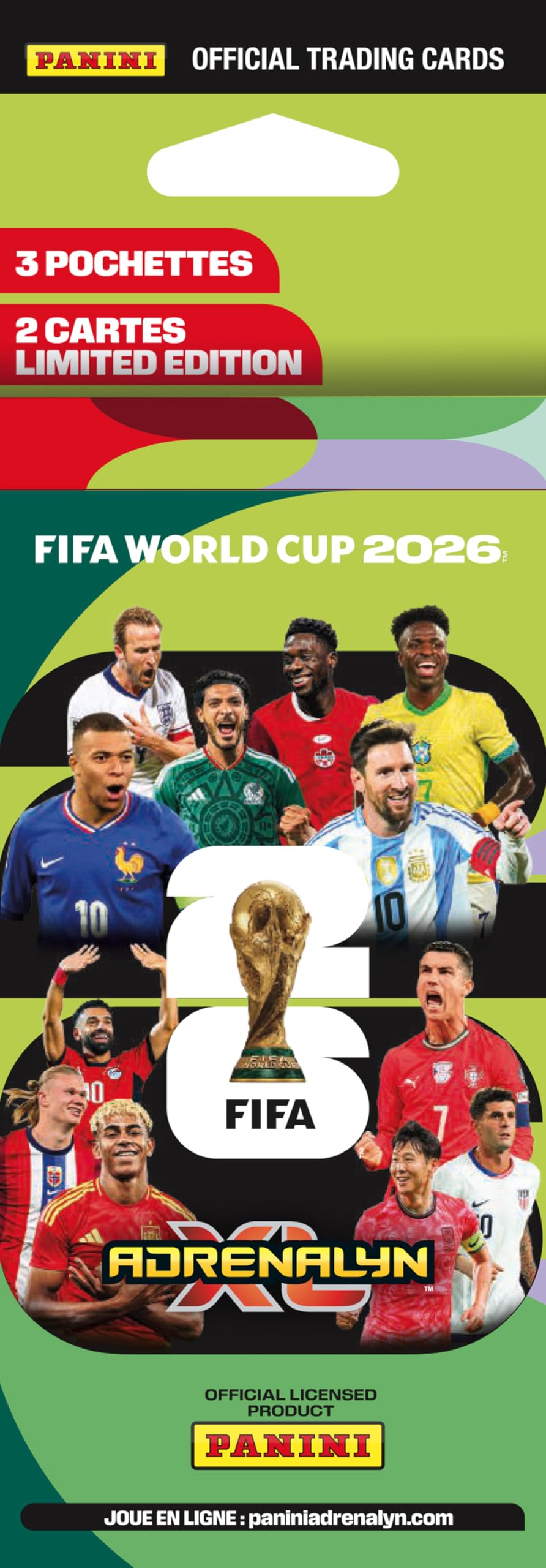 Panini FIFA World Cup 2026 Adrenalyn XL Multiset Trading Cards | Multicolor Paper Cards 1
