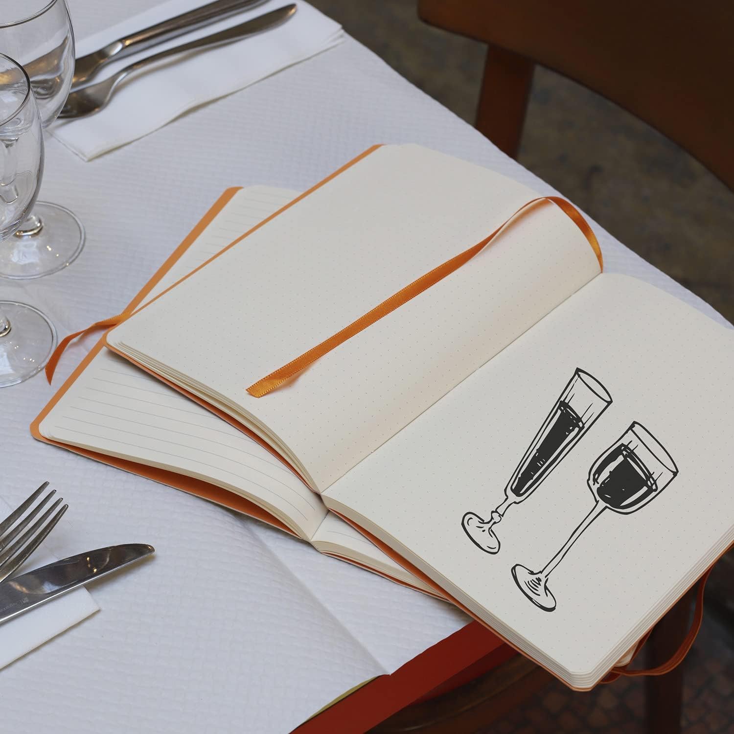 Rhodia Rhodiarama Soft Notebook - A5 Dotted | 160 Pages Ivory Paper 90 g/m² | Peacock Faux Leather 5