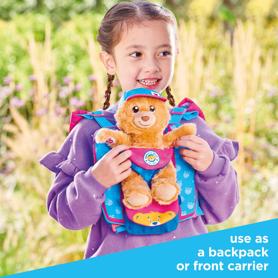 Casdon Build-A-Bear Workshop Pawfect Adventure Toy Bear Carrier - Multi-Way Carry | Ages 3+ 5