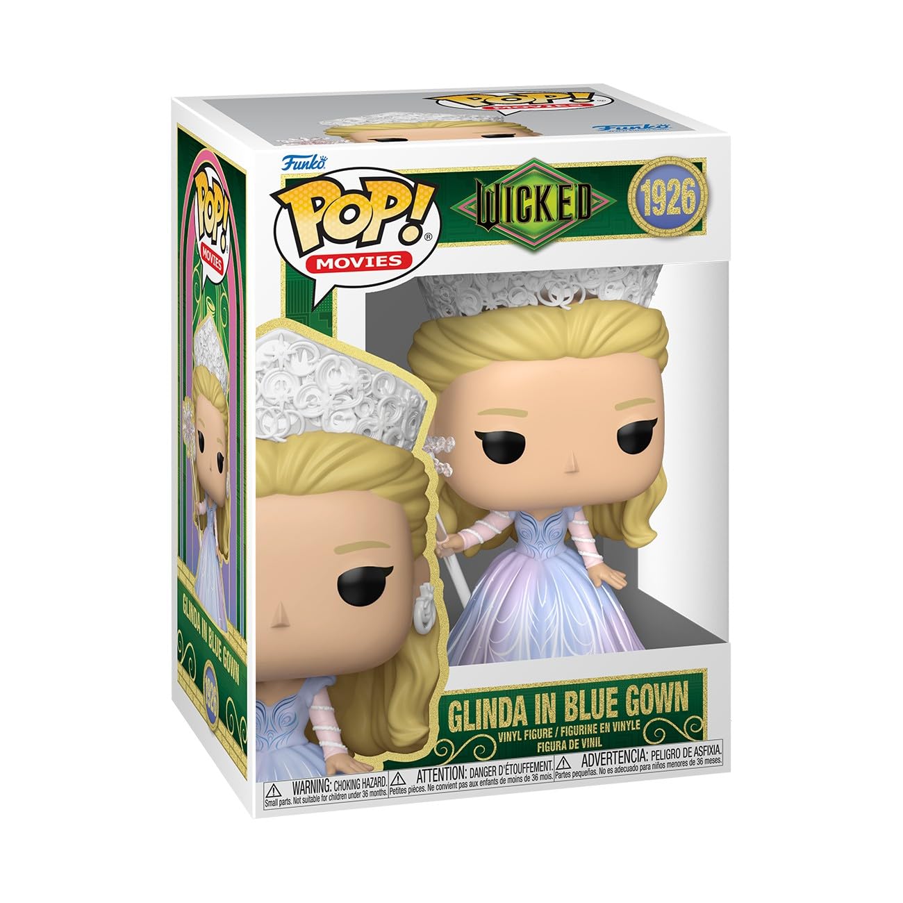 Funko Pop! Movies: Wicked - Glinda in Blue Gown Vinyl Figure (86671) 1