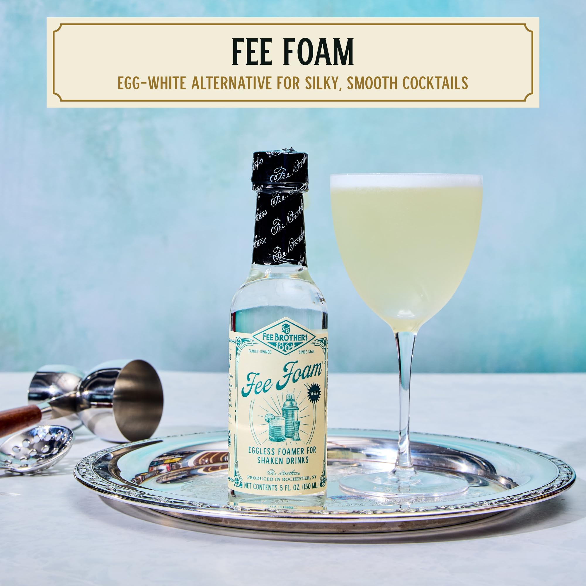 Fee Brothers Fee Foam Bitters - Premium Cocktail Foamer | 15cl | Egg-White Substitute 2