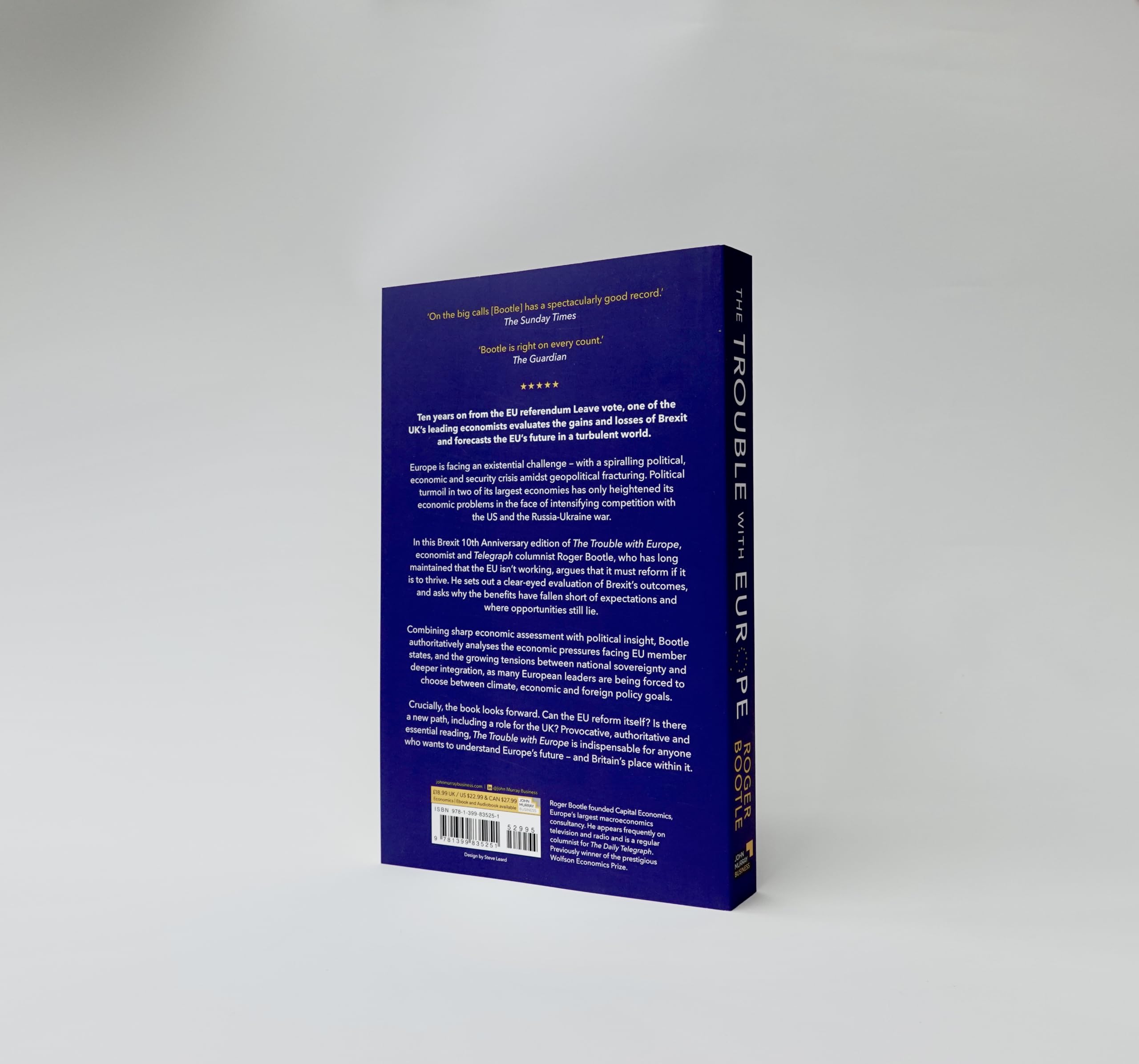 Roger Bootle - The Trouble With Europe: A Decade Beyond the Brexit Vote | Paperback 3
